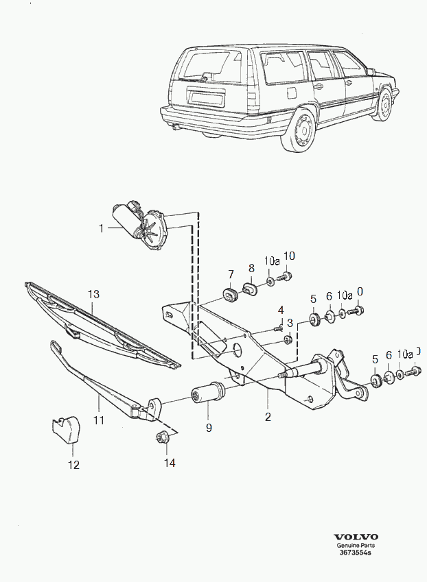 Volvo 9139571 - Щетка стеклоочистителя www.parts5.com