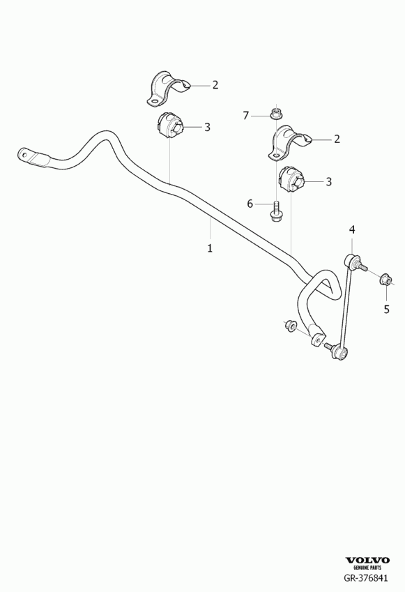 Volvo 31340273 - Brat / bieleta suspensie, stabilizator www.parts5.com