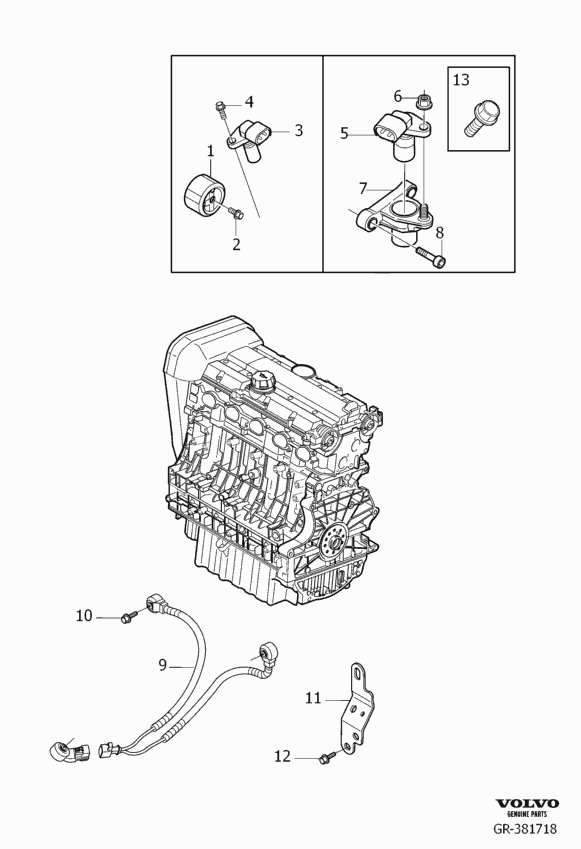 Volvo 31303937 - Sensor, crankshaft pulse parts5.com