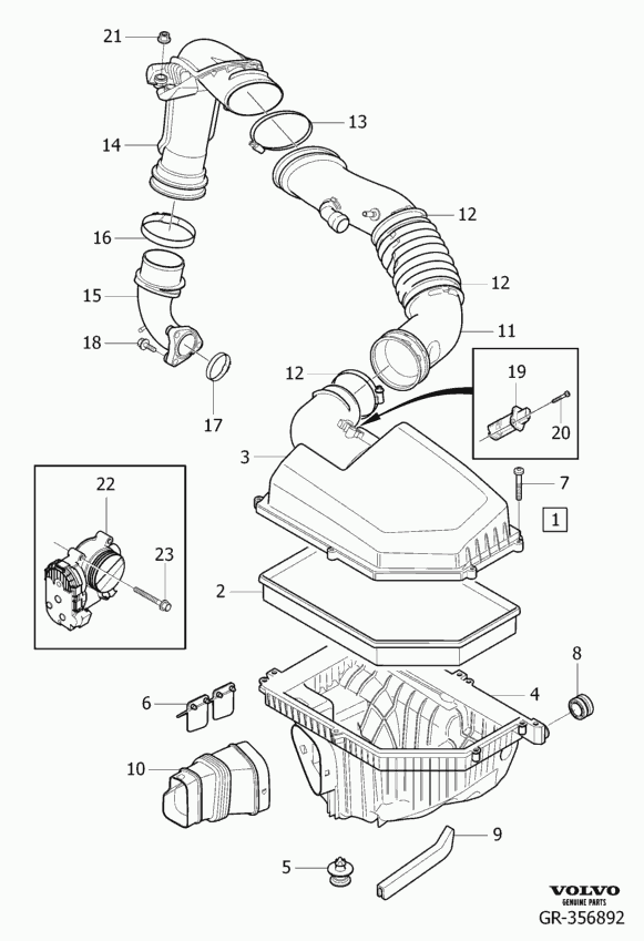 Volvo 31370161 - Въздушен филтър www.parts5.com