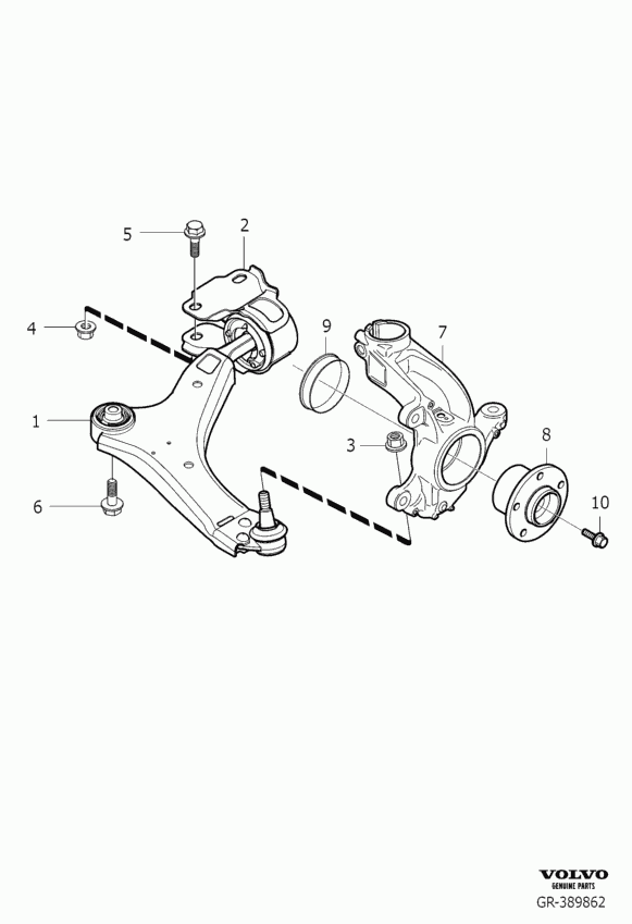 FORD 31317662 - Uležištenje, upravljač www.parts5.com