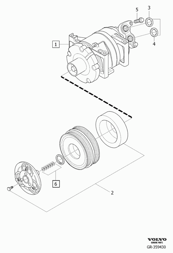 FORD 36012441 - Compresor, climatizare www.parts5.com