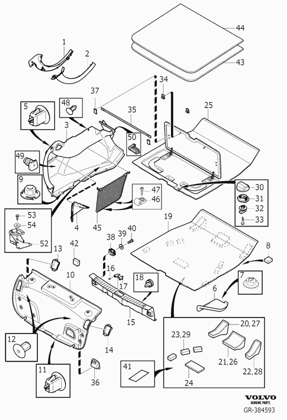 Volvo 1319557 - Repair Kit, manual transmission www.parts5.com