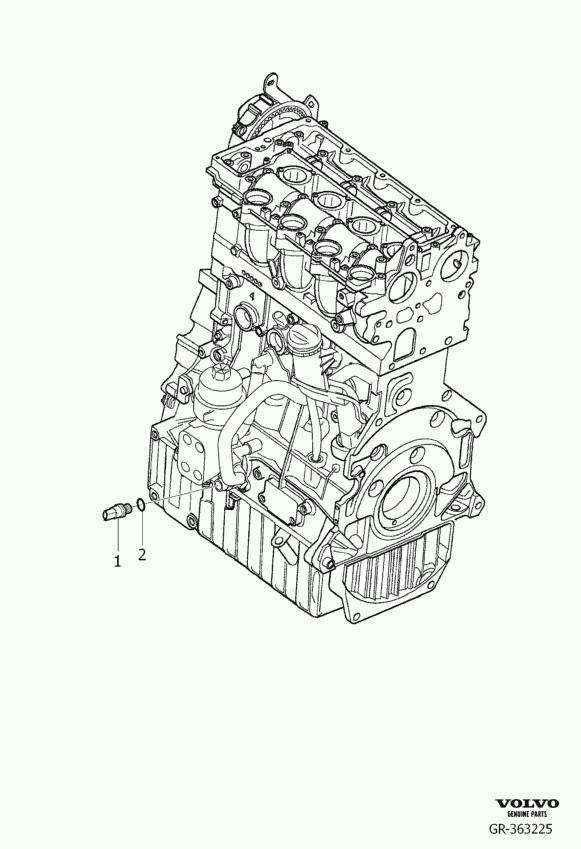 Volvo 3 072 522 9 - Czujnik, ciśnienie oleju www.parts5.com