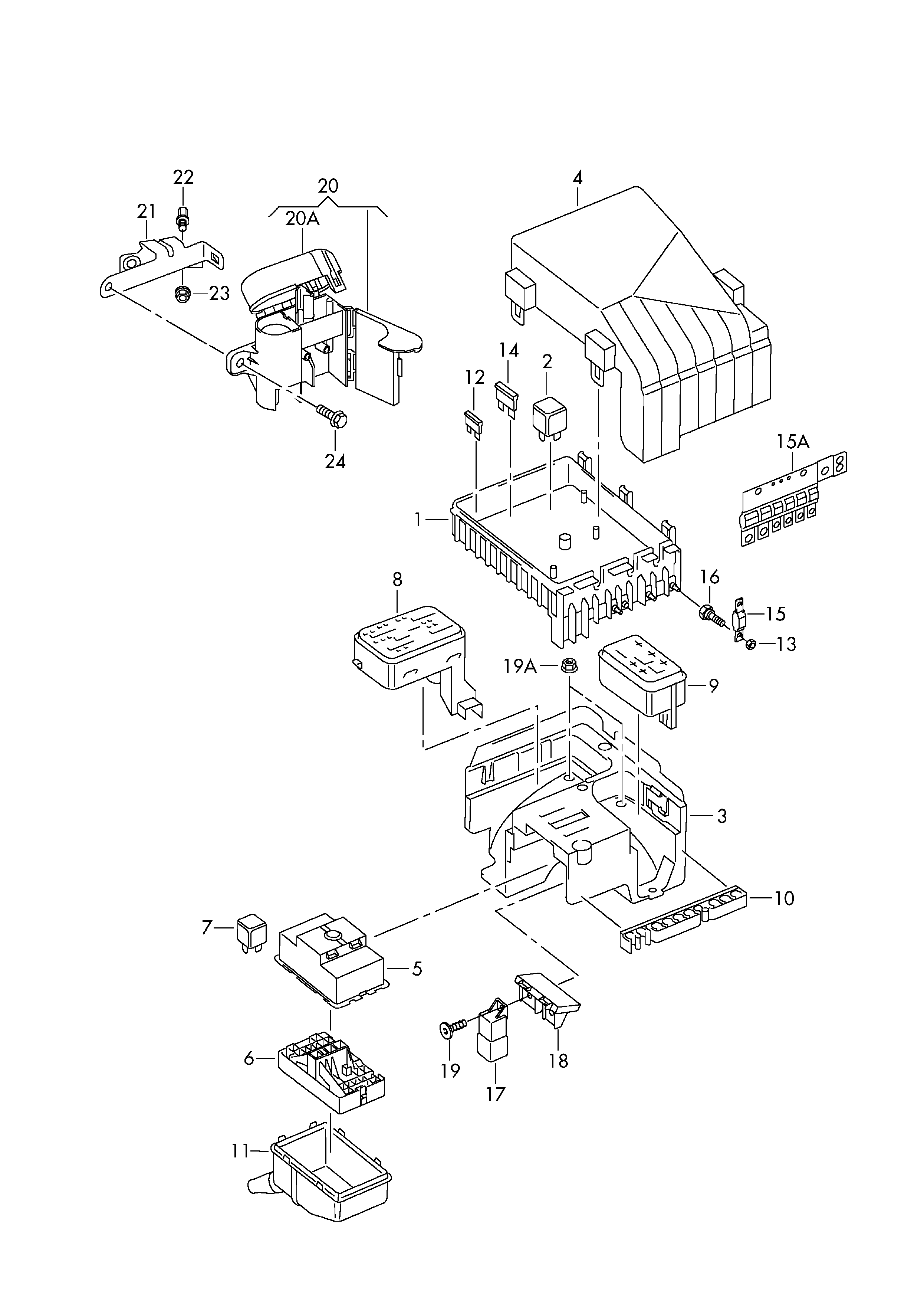 Skoda 3D0 951 253 A - Multifunctional Relay parts5.com