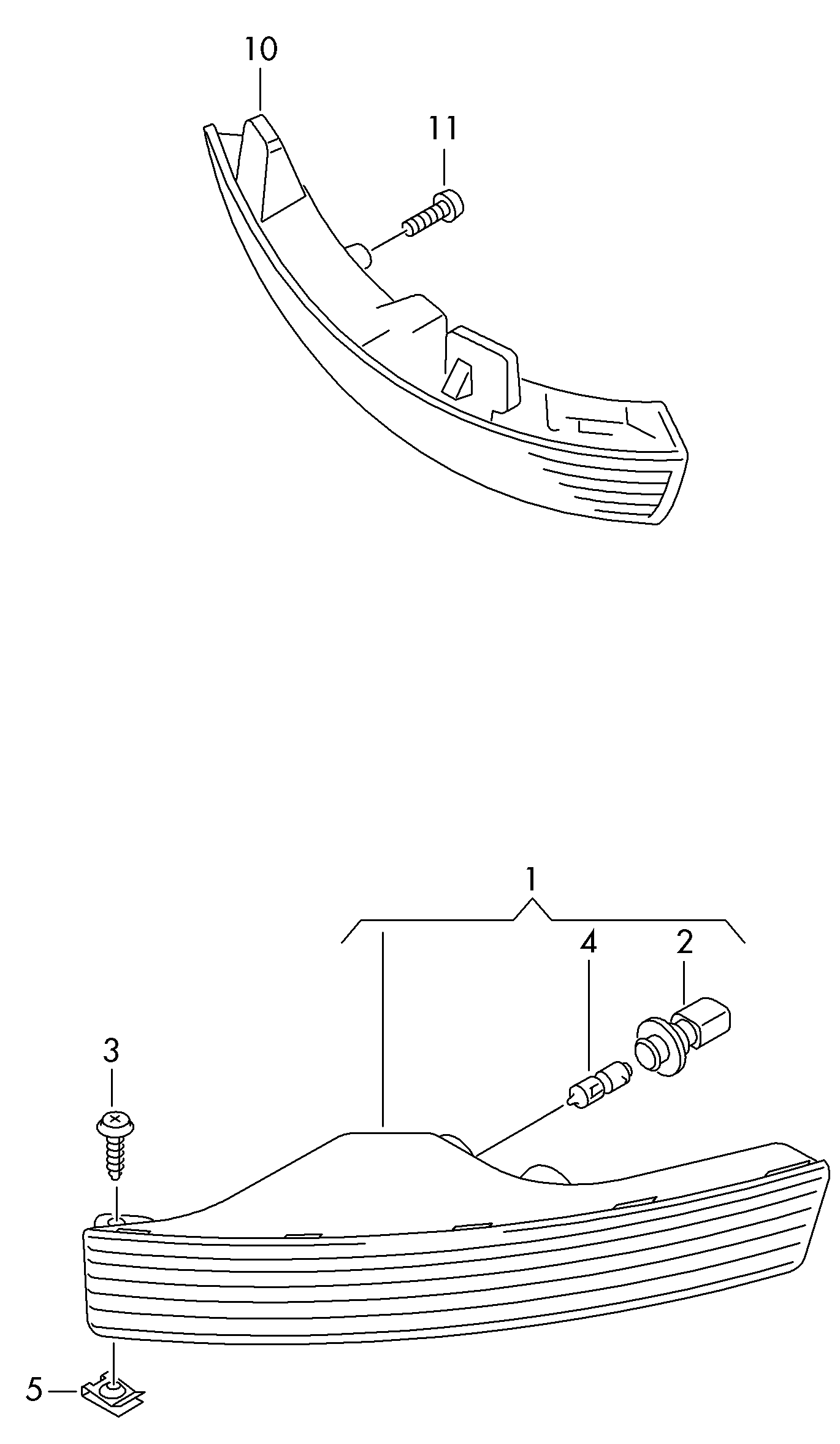 VW 1K0949102 - Εξωτερικός καθρέπτης www.parts5.com