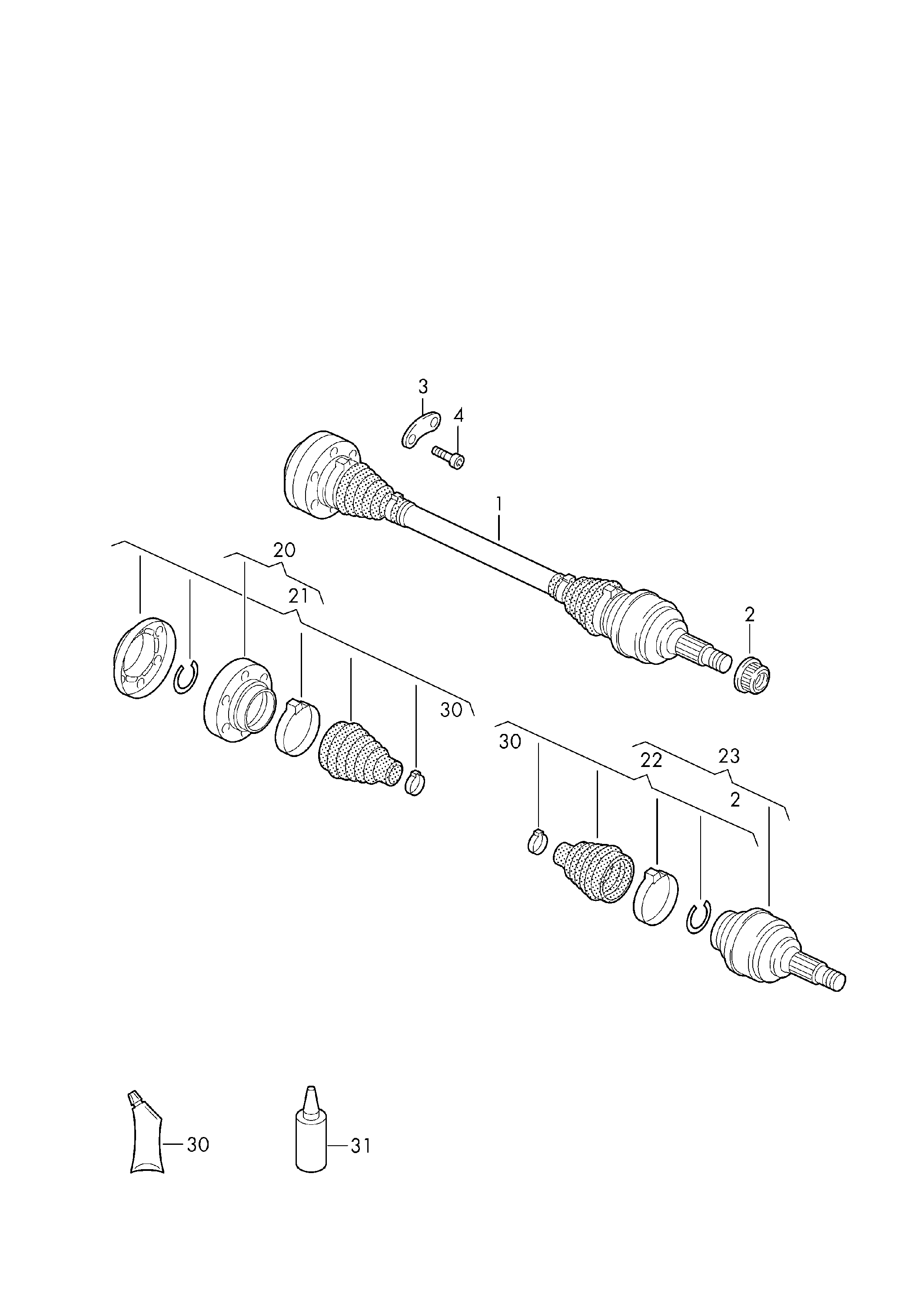 Skoda 7L0498201A - Bellow, drive shaft www.parts5.com