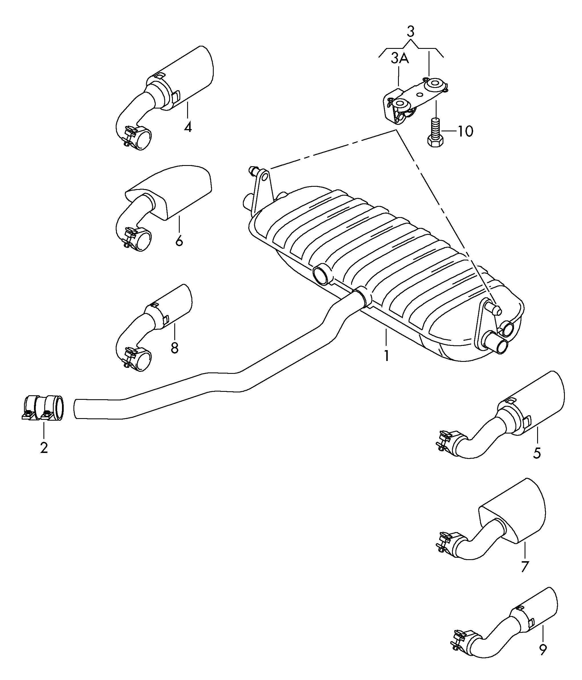 AUDI 1K0 253 141 AA - Conectores de tubos, sistema de escape www.parts5.com