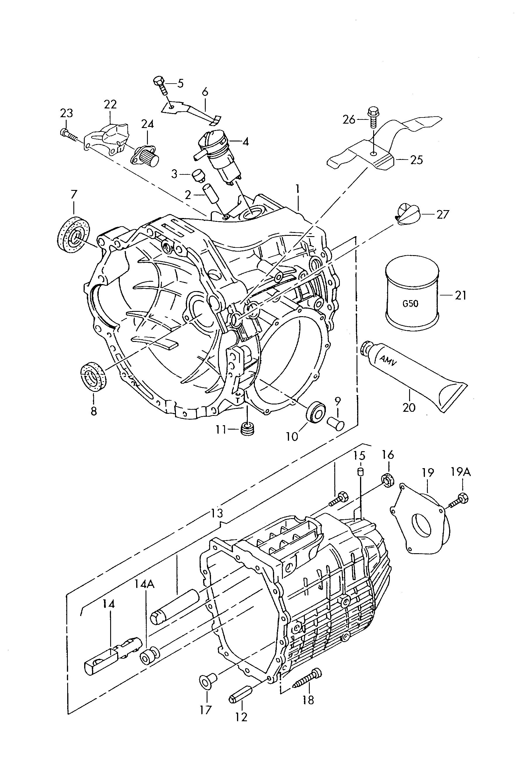 Porsche 012 919 823 F - Switch, reverse light www.parts5.com