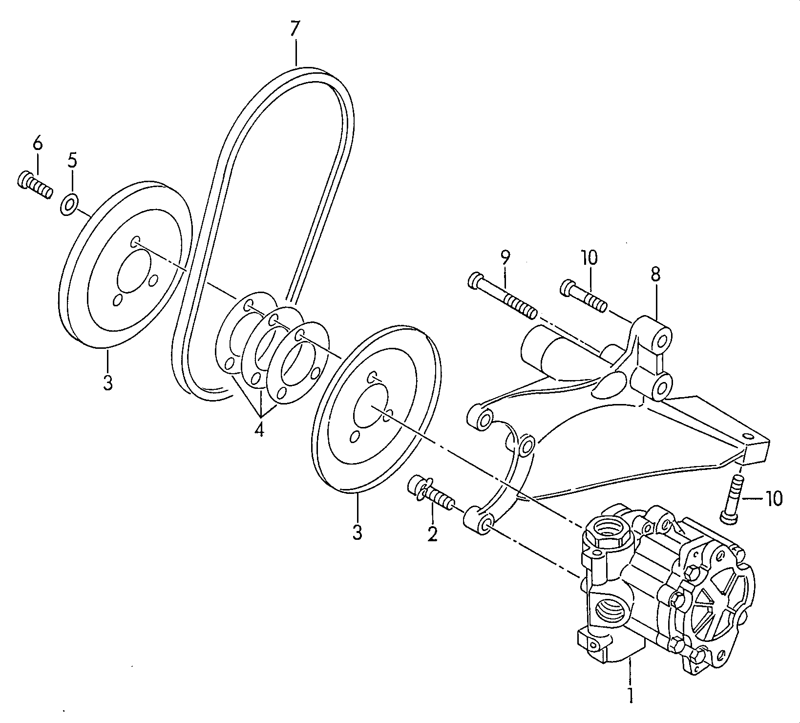 Skoda 028145157FX - Hydraulic Pump, steering system www.parts5.com