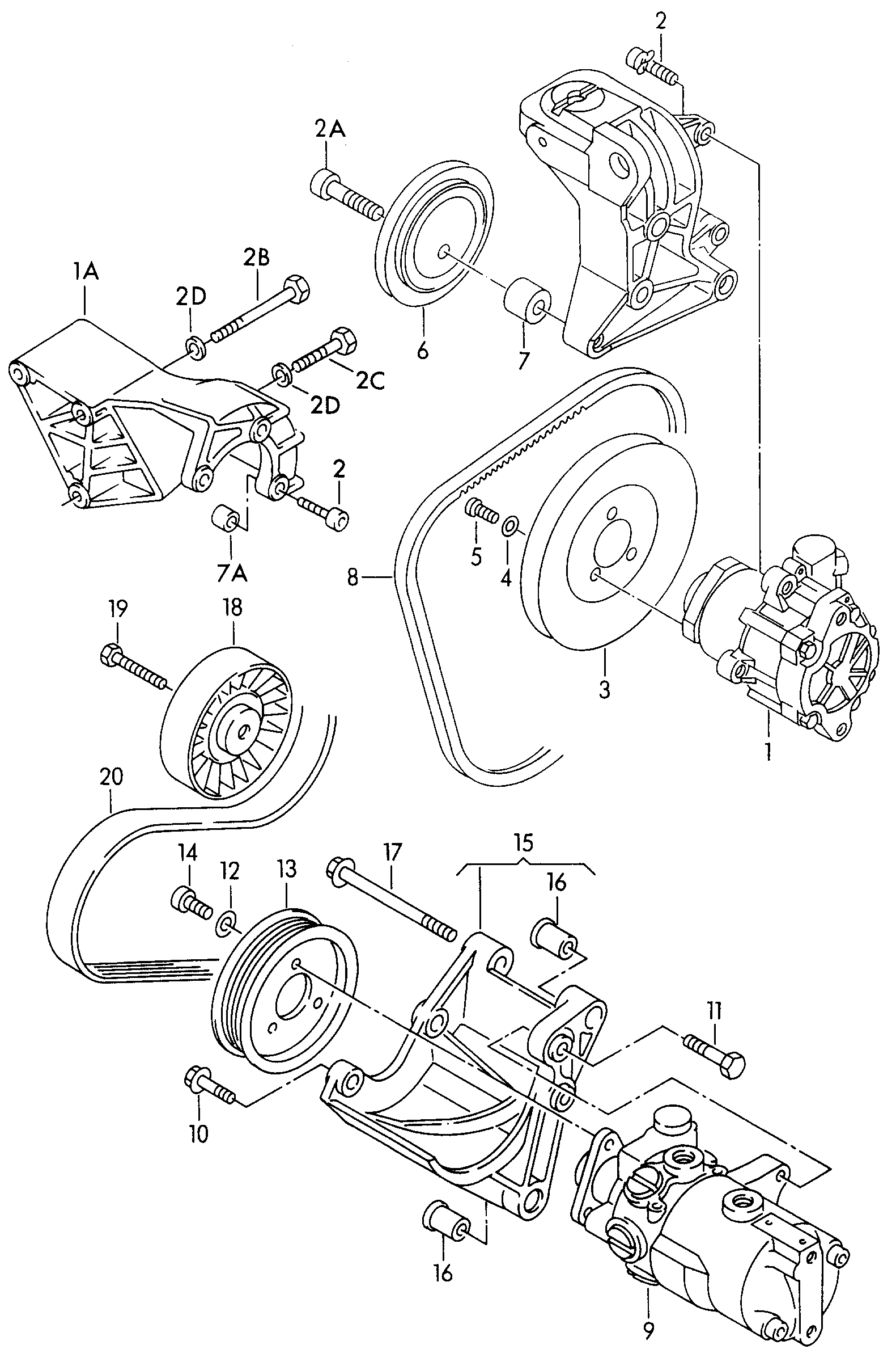 VAG 074260849J - V-Ribbed Belt www.parts5.com