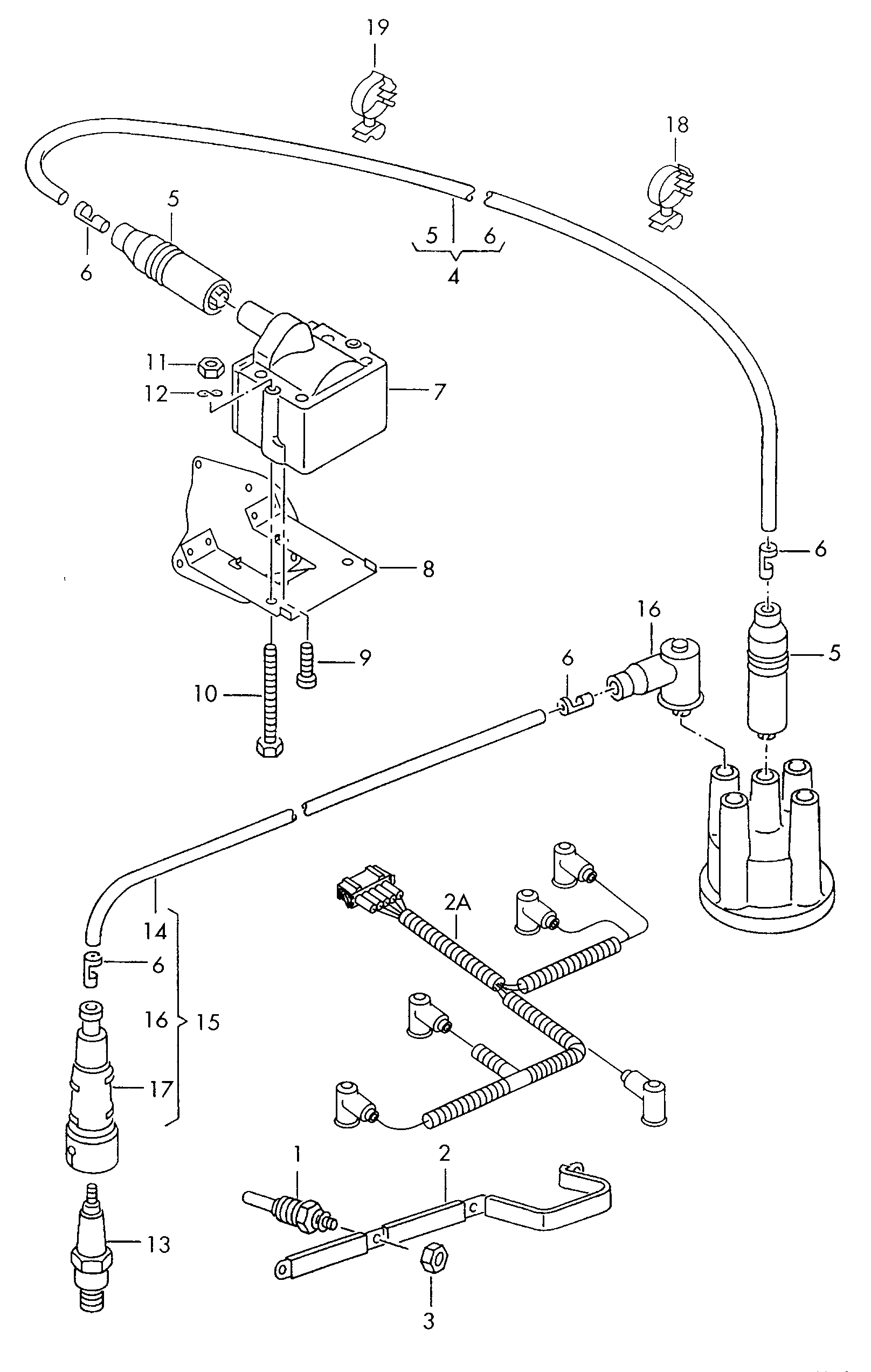 VAG 101 000 036 AB - Bujii www.parts5.com