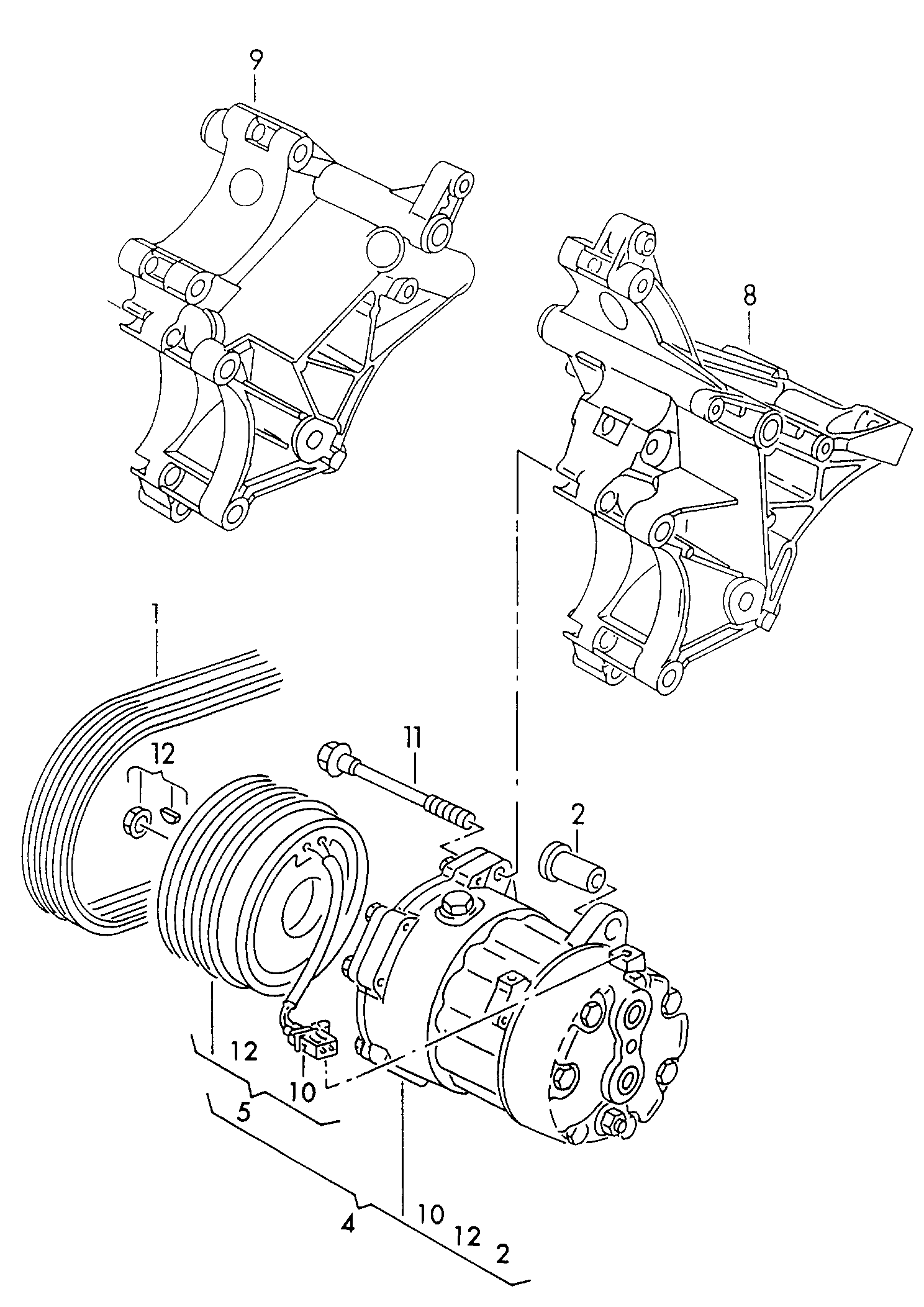 VAG 028 260 849 N - Поликлиновой ремень www.parts5.com