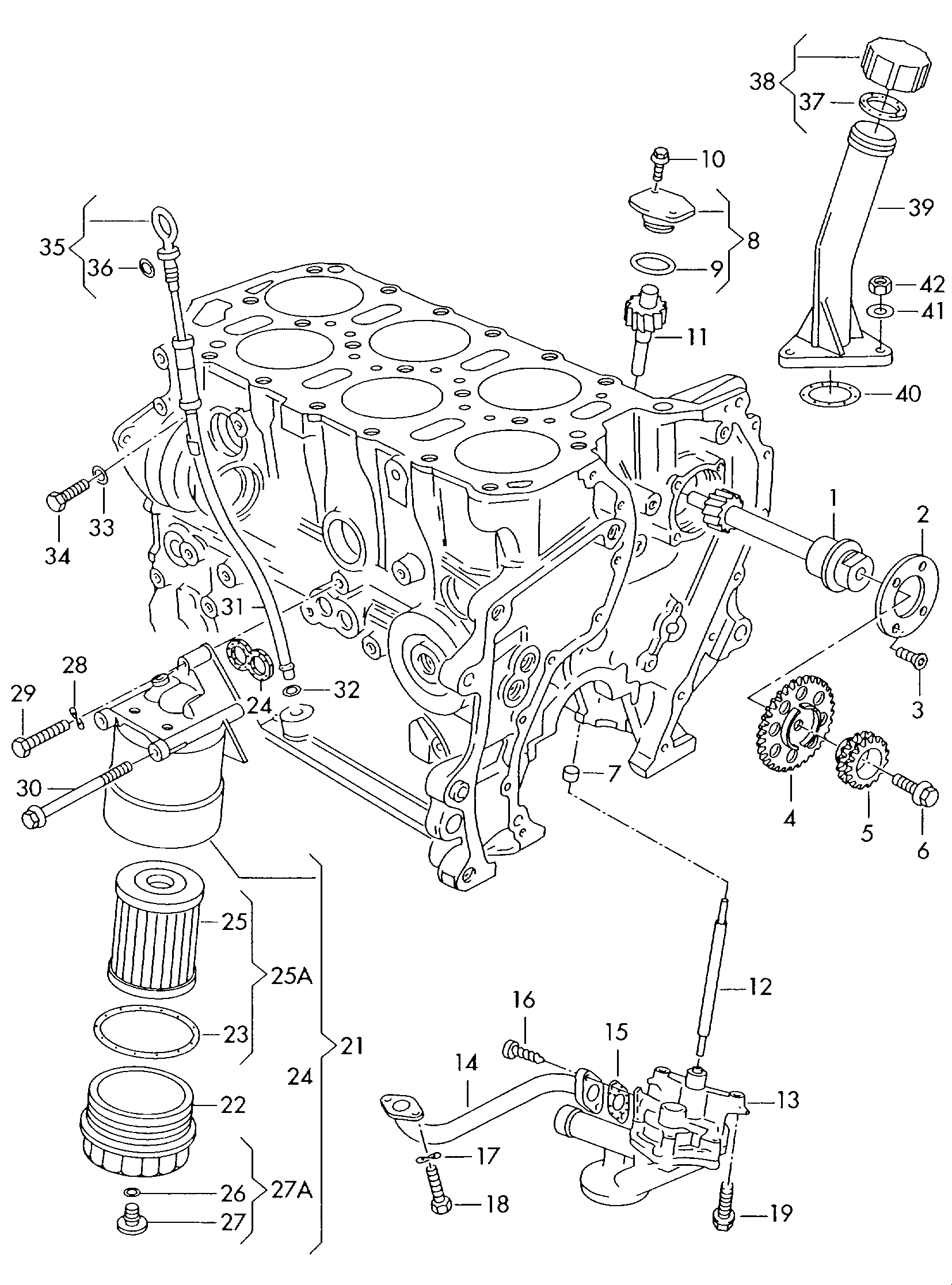 VW 021 115 562 - Filtr oleju www.parts5.com