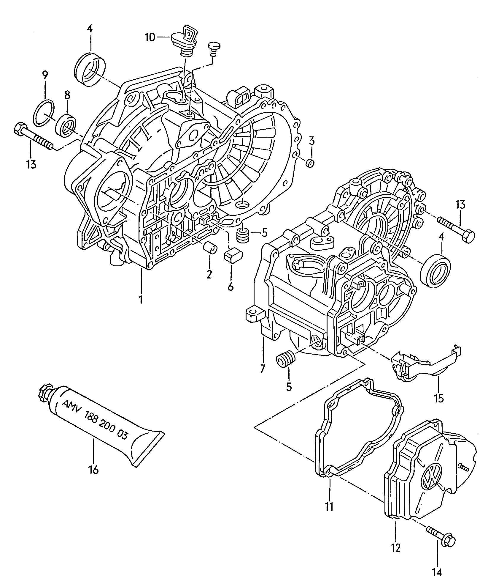 VAG N  90354301 - Tesnilka, sesalni razdelilnik www.parts5.com