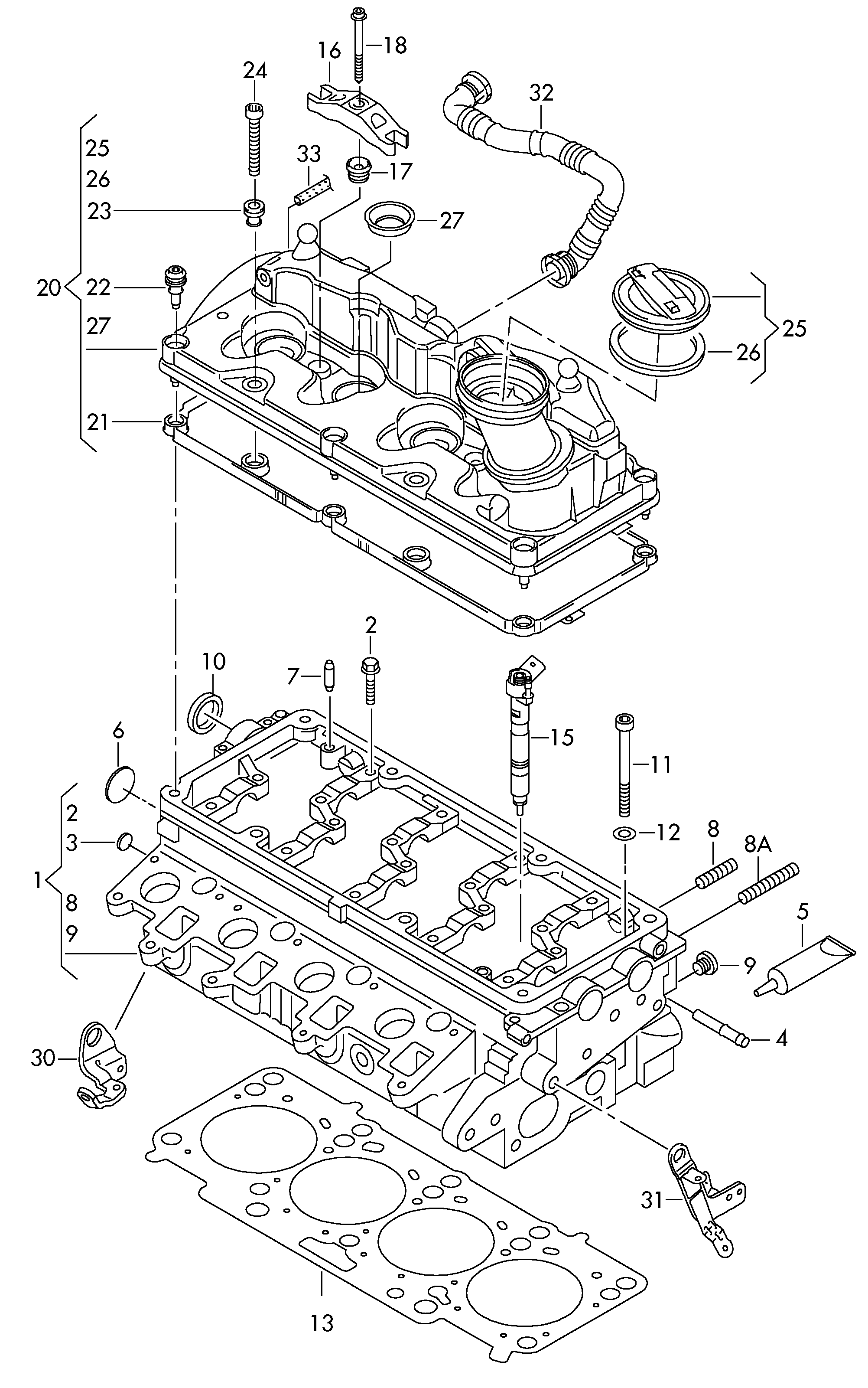 VAG 03L103070 - Tihend,küünlad www.parts5.com