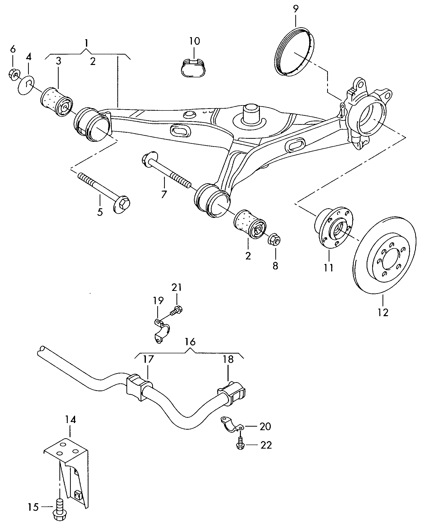 Seat WHT 001 796 A - Korjaussarja, pyöräntuenta www.parts5.com