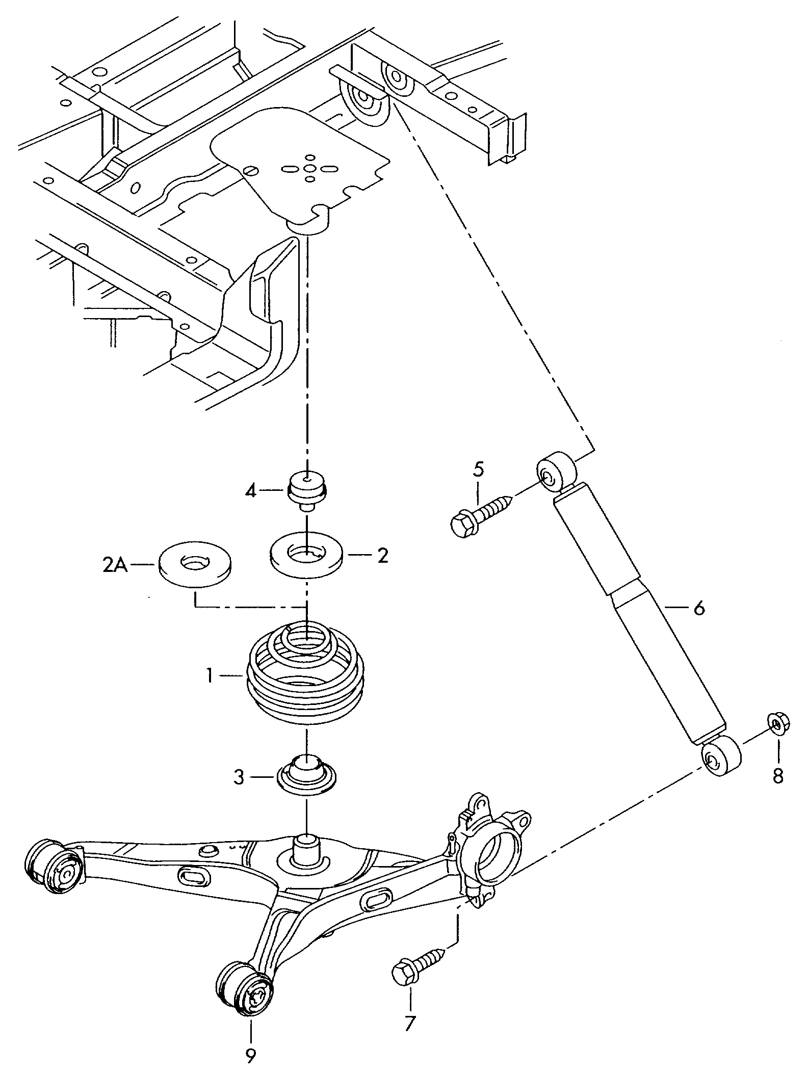 VW 7H0513029D - Amortizor www.parts5.com