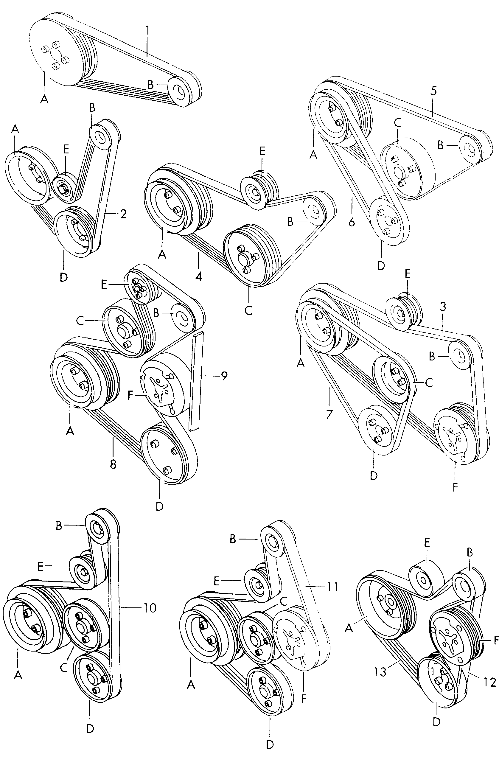 Seat 030 903 137 AA - Keilrippenriemen www.parts5.com