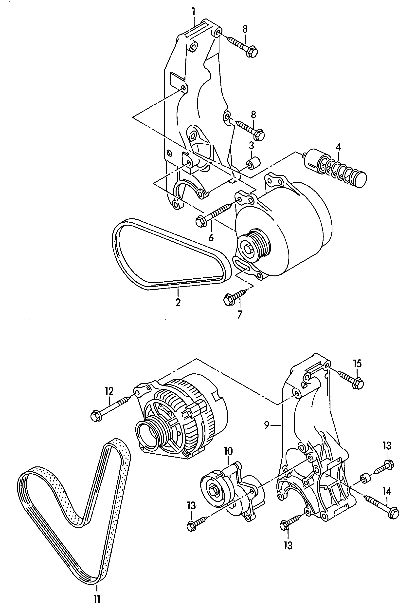 VAG 030 145 933 - Curea transmisie cu caneluri www.parts5.com