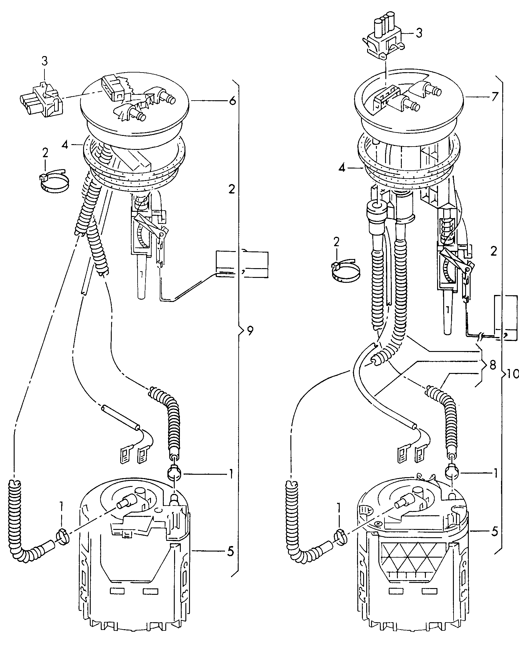 VW 321919133 - Gasket, fuel pump www.parts5.com