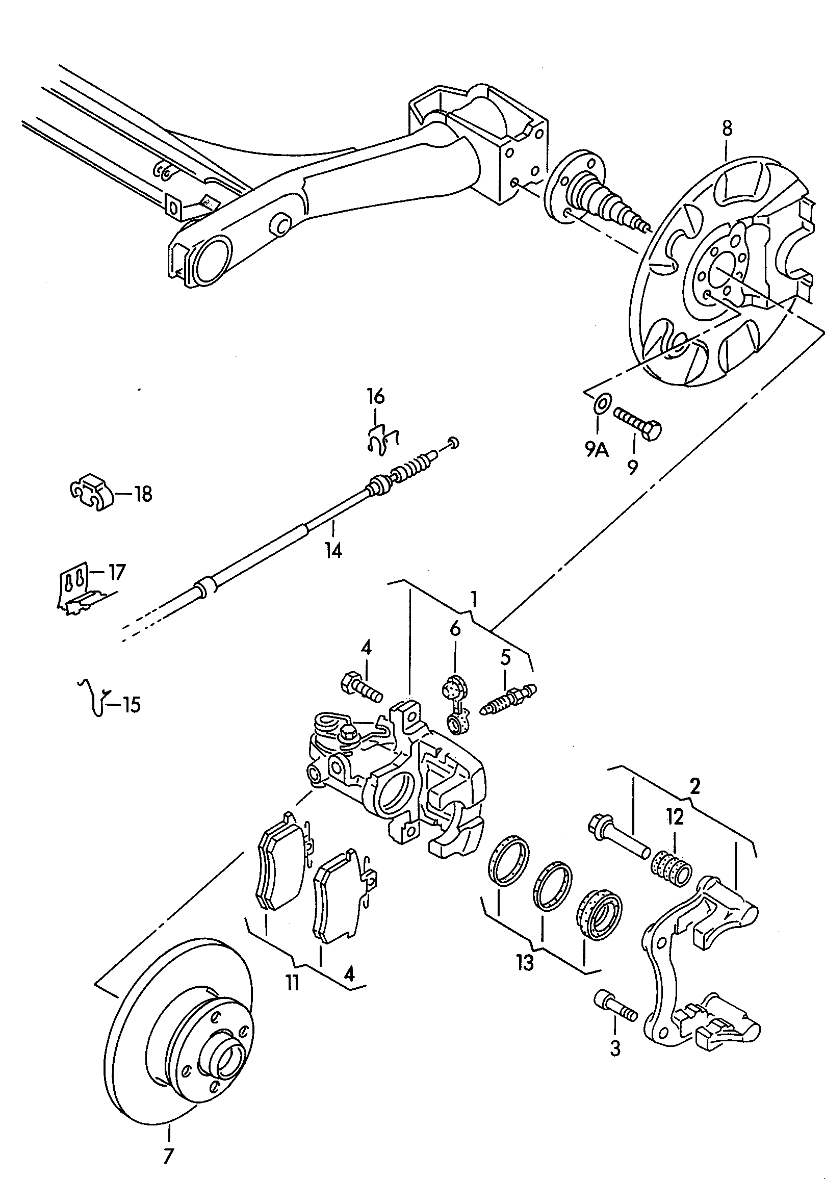 VAG 1H0 698 451 H - Σετ τακάκια, δισκόφρενα www.parts5.com