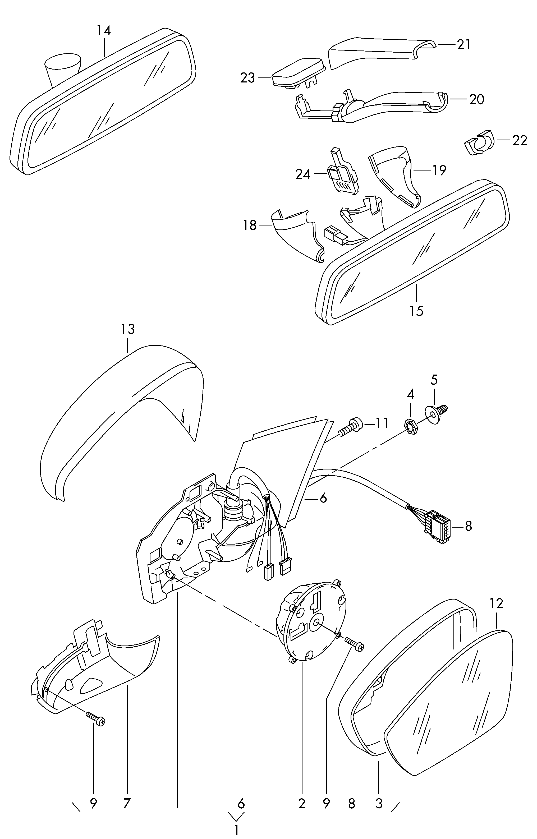 VAG 6R0949101F - Indicator parts5.com