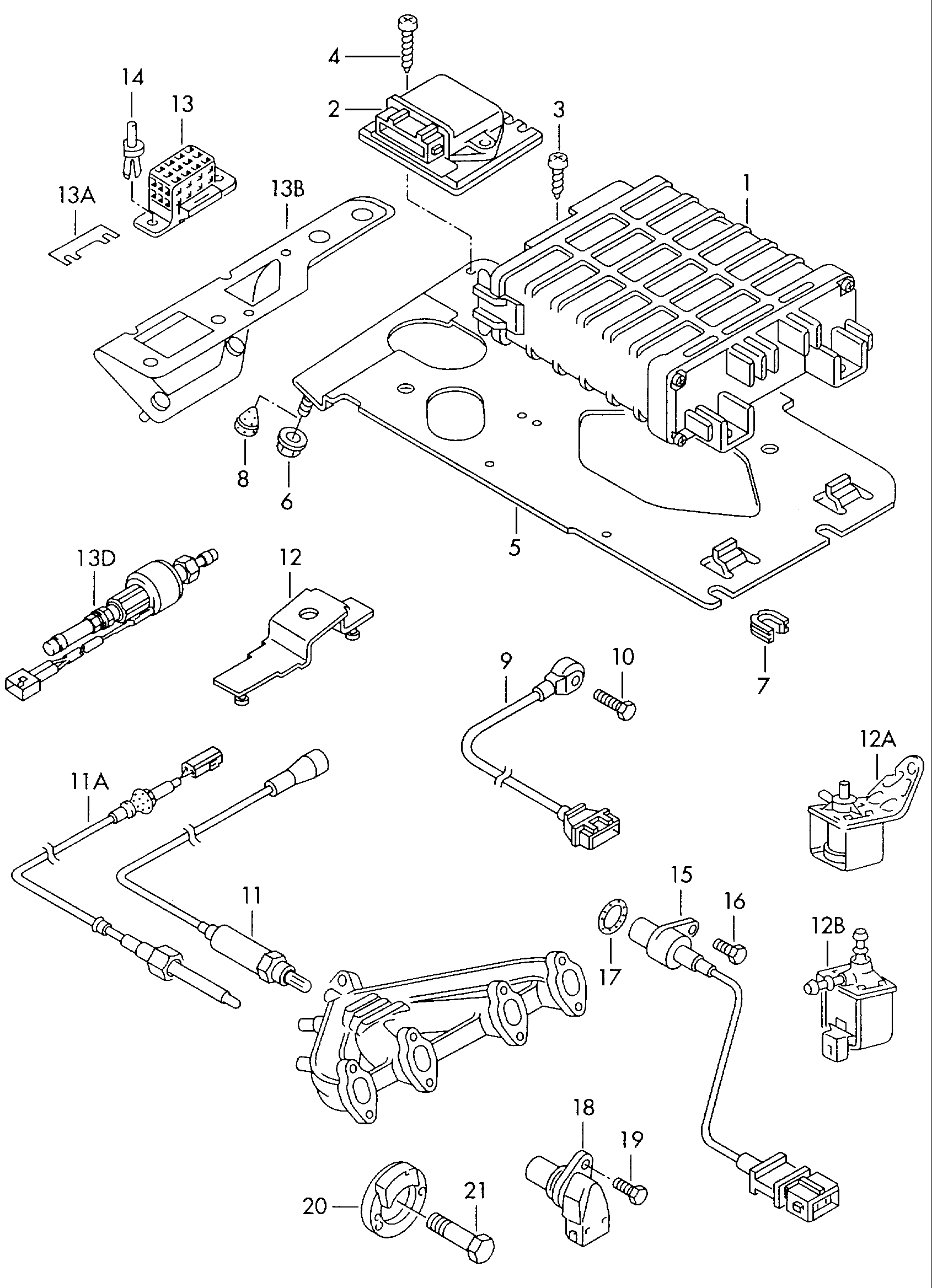 Seat 1H0927189C - Włącznik świateł STOP www.parts5.com