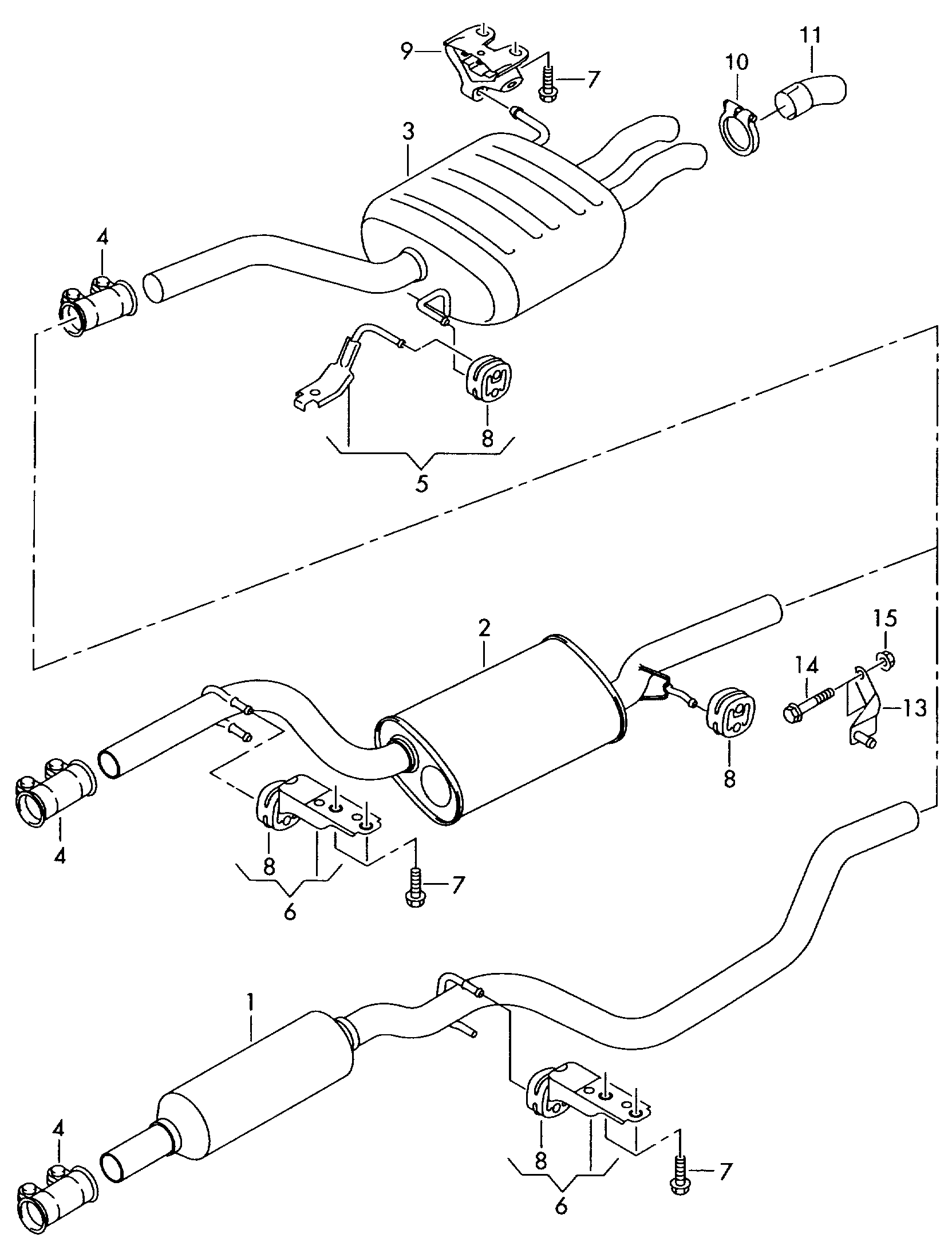 Seat 3C0.253.144A - Кронштейн, втулка, система выпуска ОГ www.parts5.com