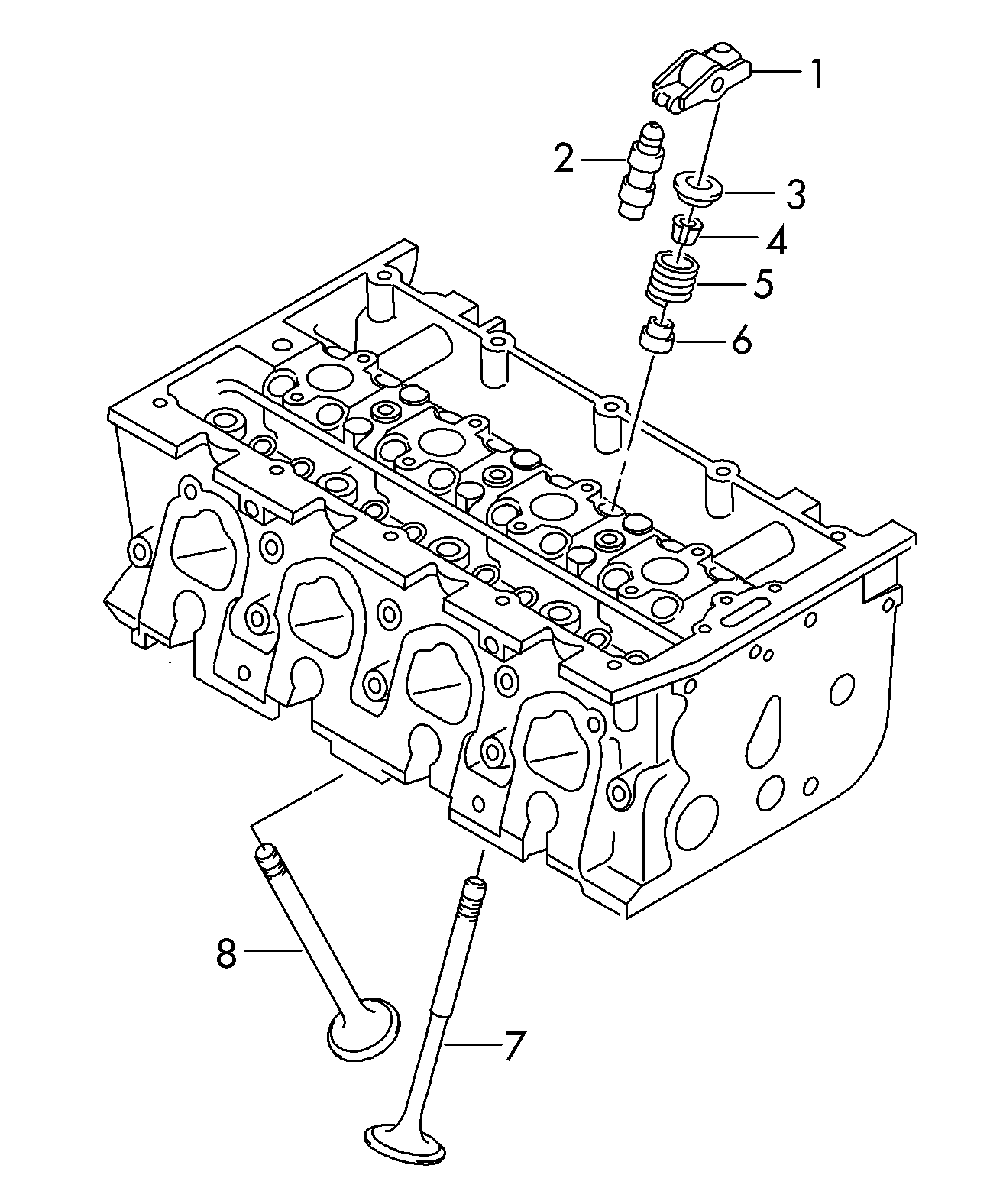 Seat 04E109601 - Soupape d'admission www.parts5.com