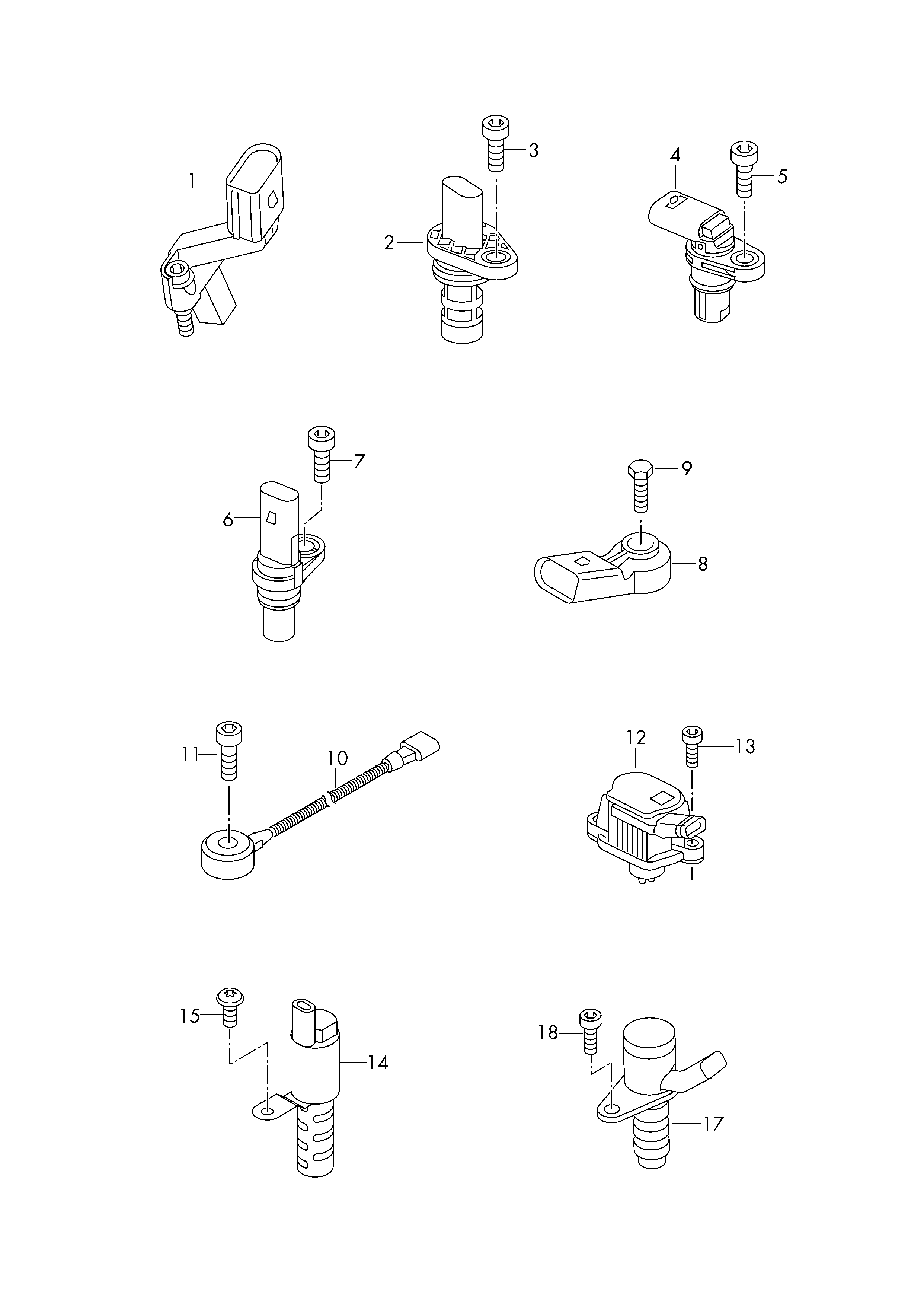 Seat 04C 906 433 - Generátor impulsů, klikový hřídel www.parts5.com