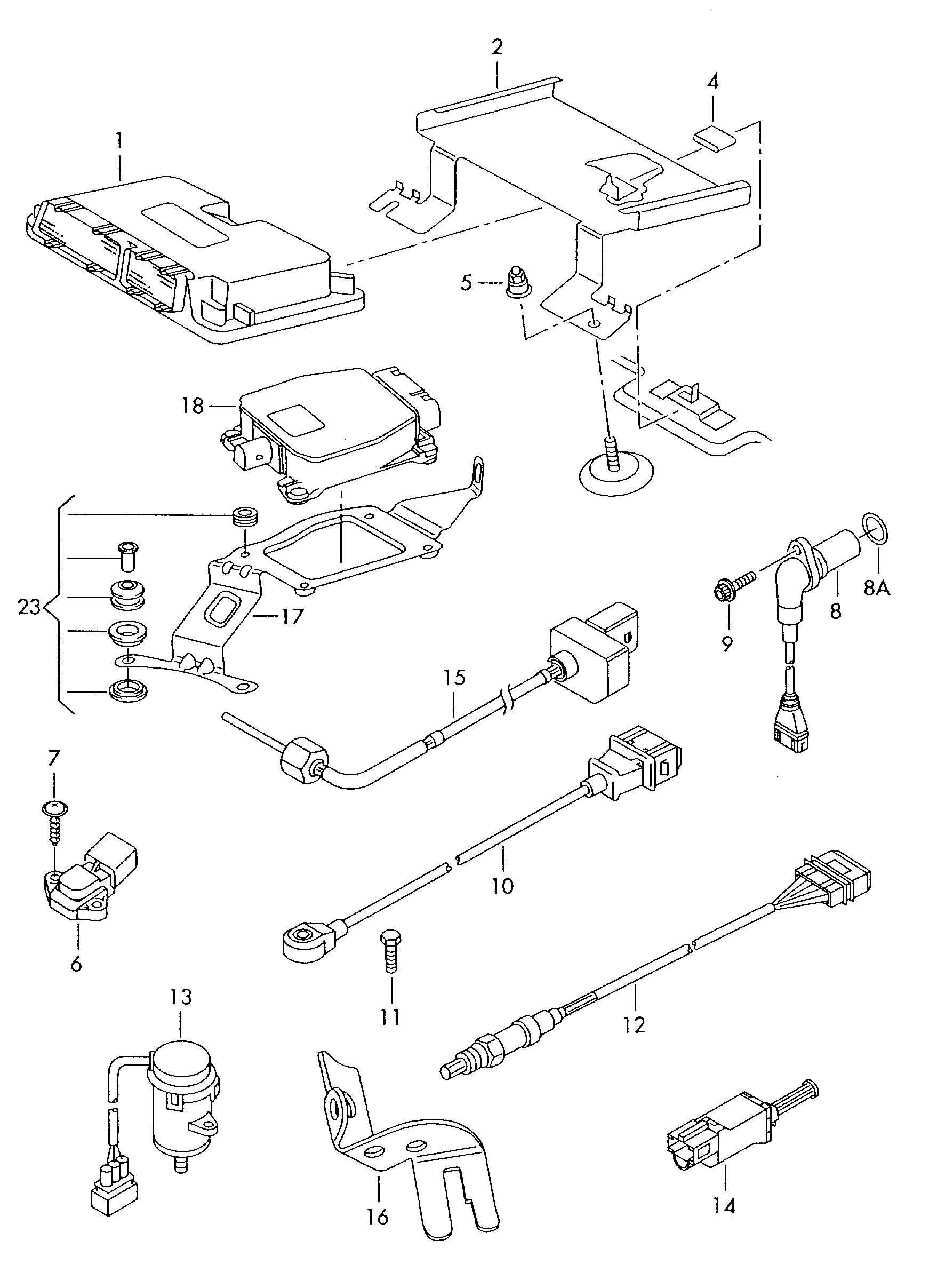 AUDI 06E 905 376 A - Датчик детонации www.parts5.com