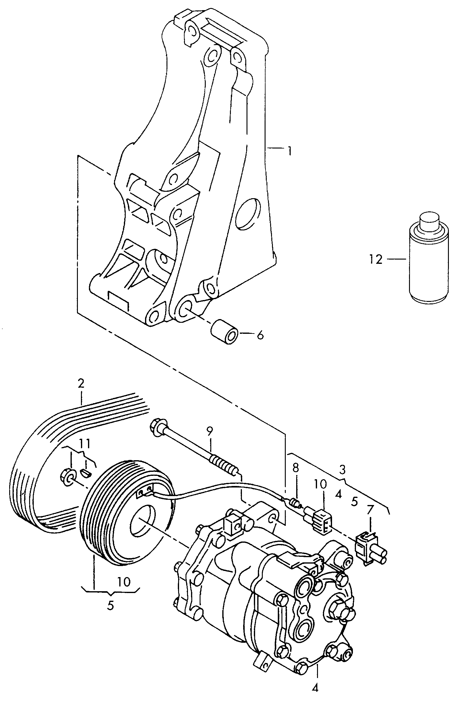 Seat 036 145 933 Q - Klinasti rebrasti remen www.parts5.com