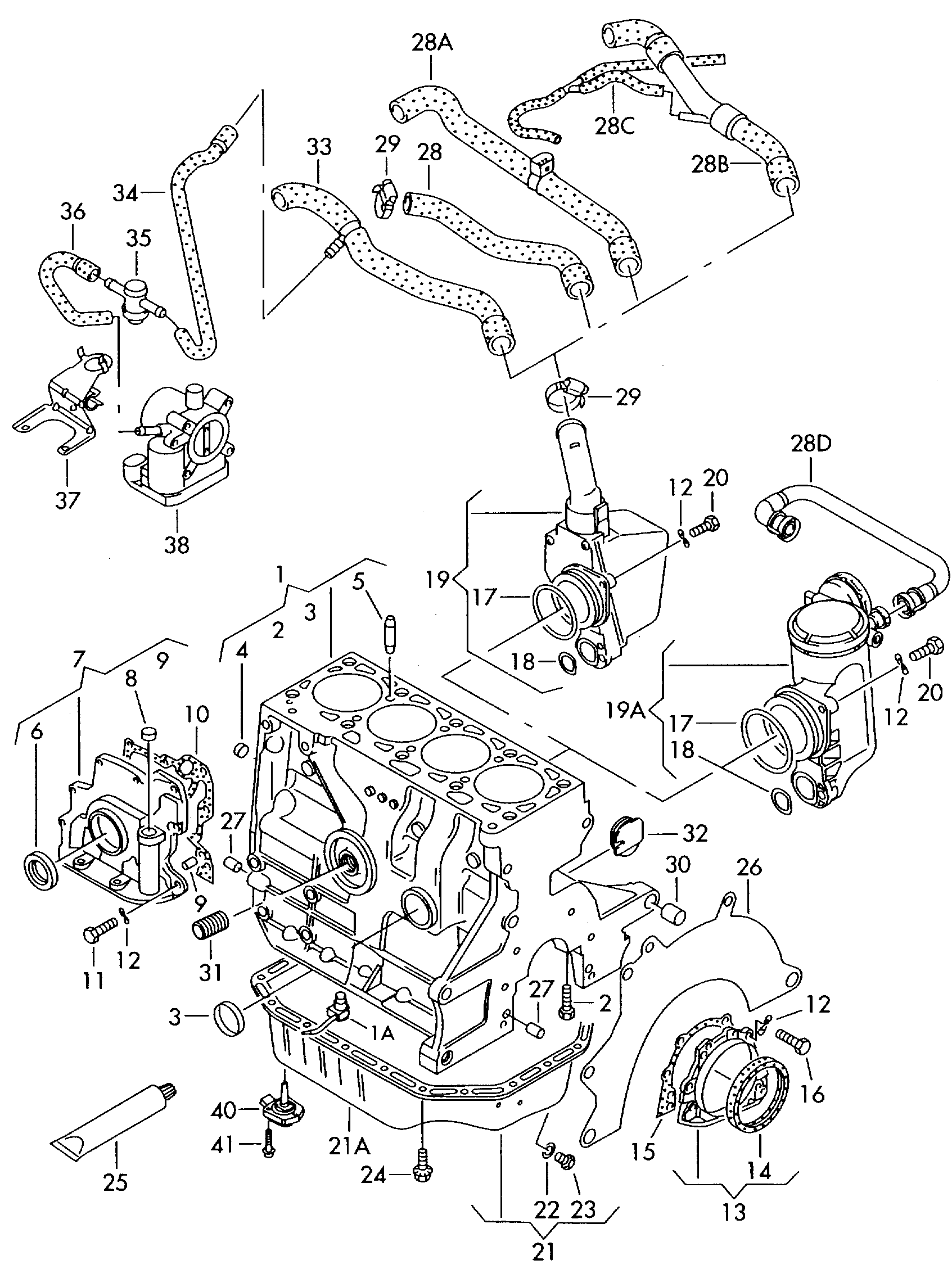 Seat 036 103 085 H - Shaft Seal, camshaft www.parts5.com