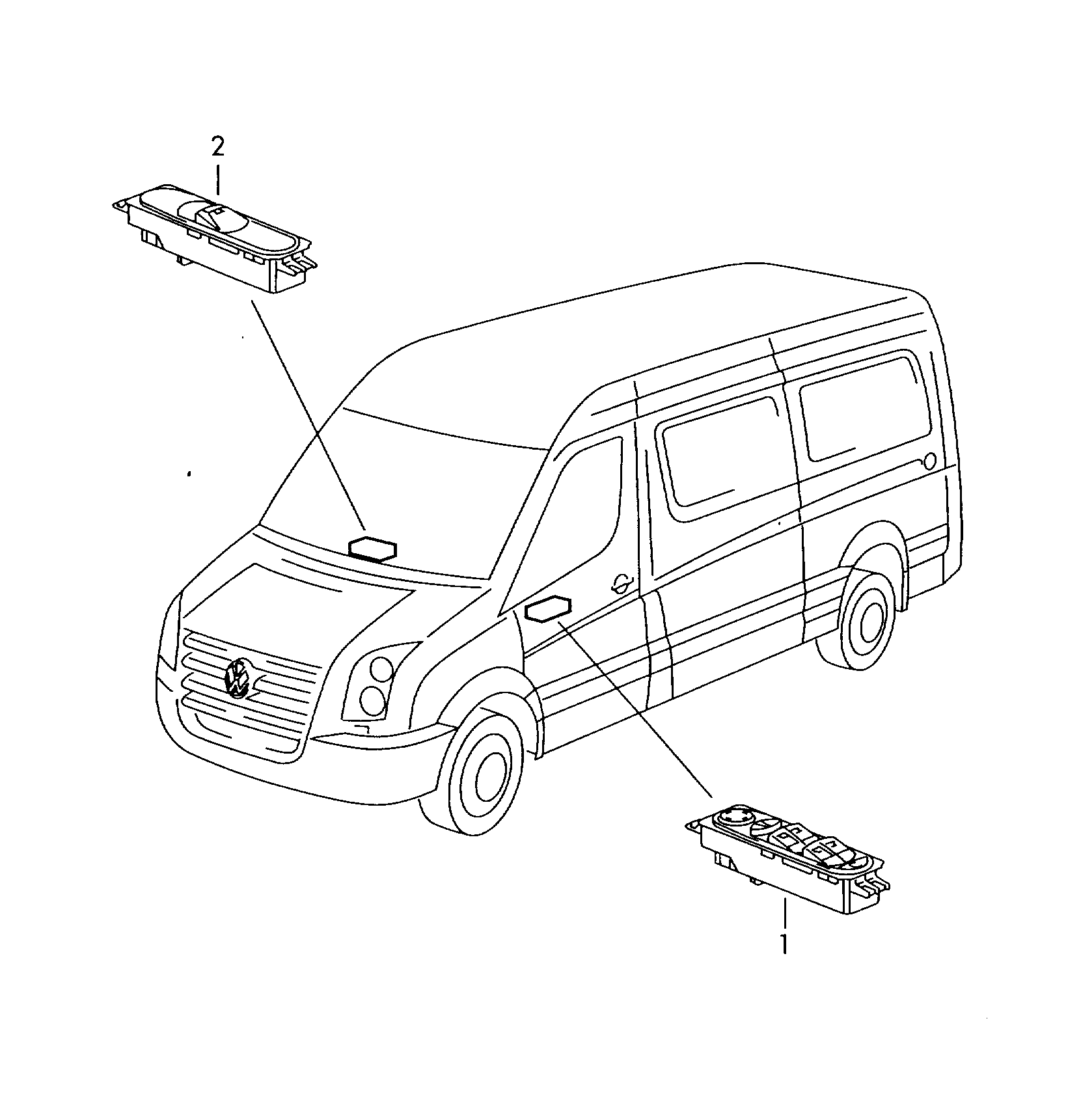 Seat 2E0 959 877 J - Выключатель, стеклоподъемник www.parts5.com