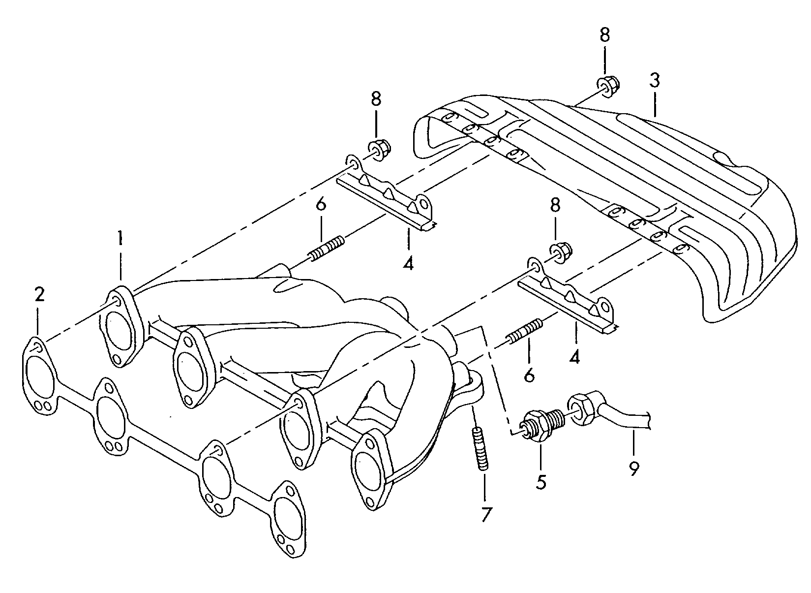 Skoda N  0445143 - Threaded pin www.parts5.com