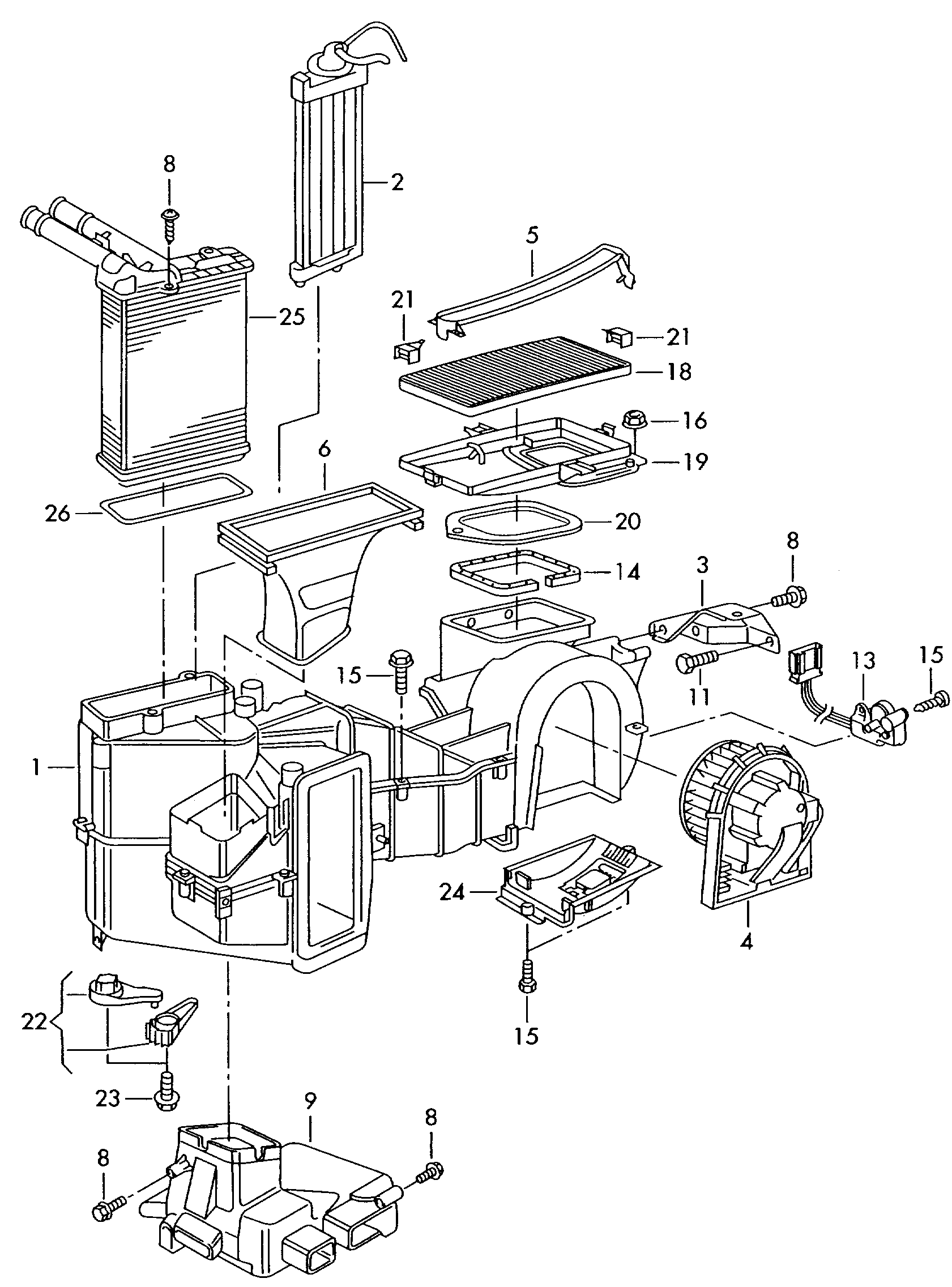 VAG 3B0819817 - Топливный фильтр www.parts5.com