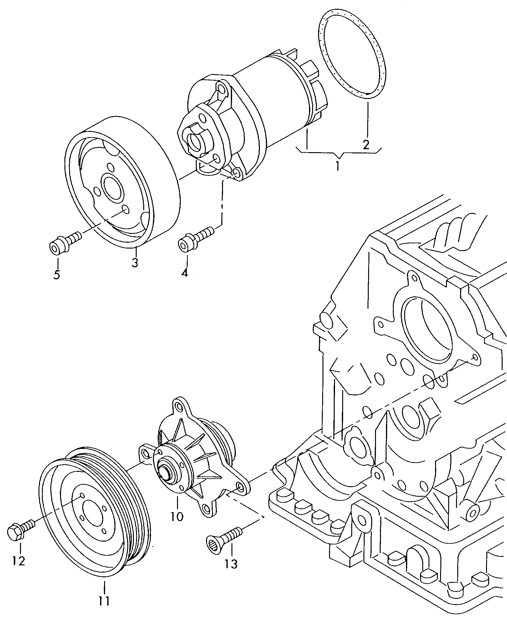 VAG 066 121 011D - Vodní čerpadlo www.parts5.com