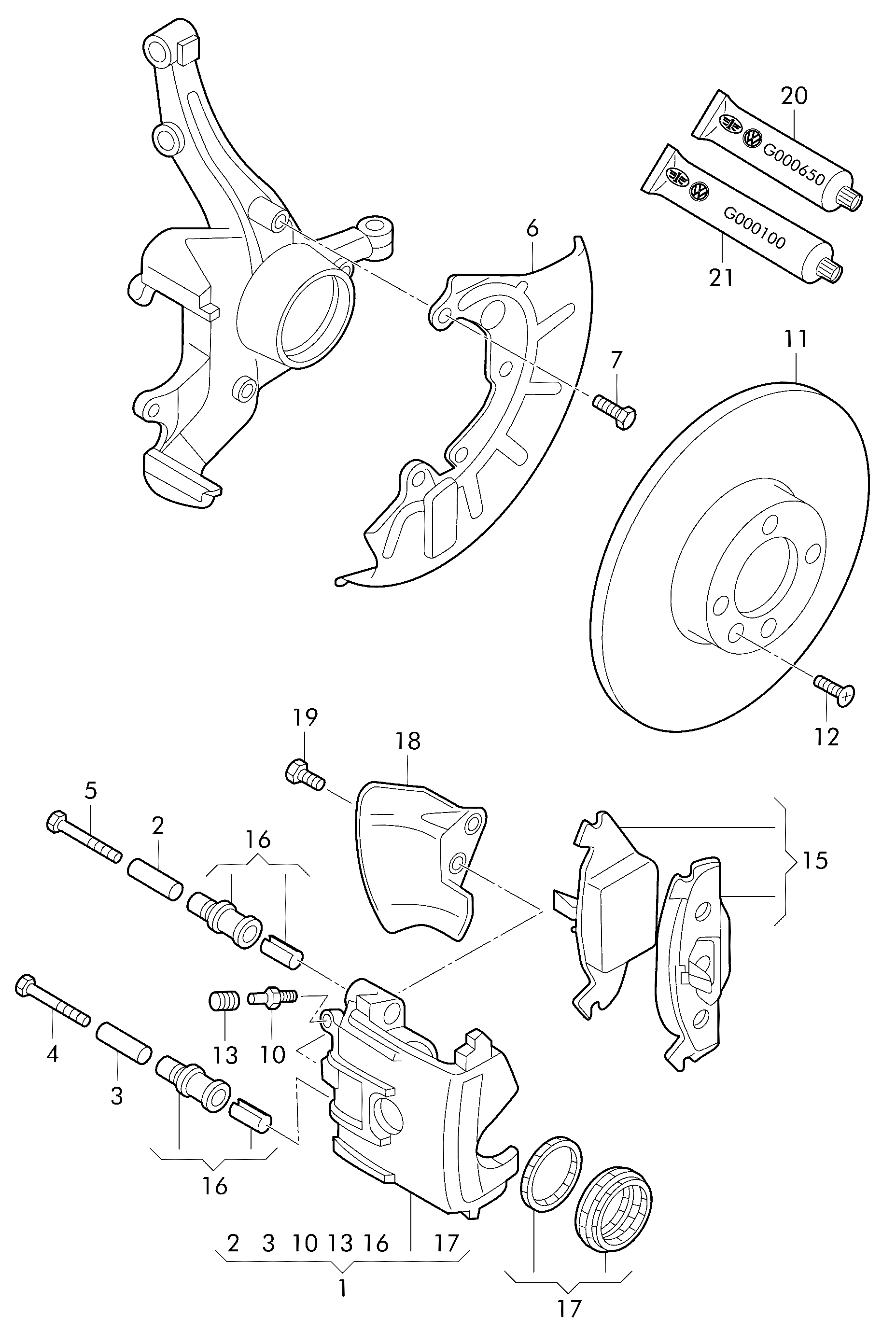 Seat 6N0 698 151 - Jarrupala, levyjarru www.parts5.com