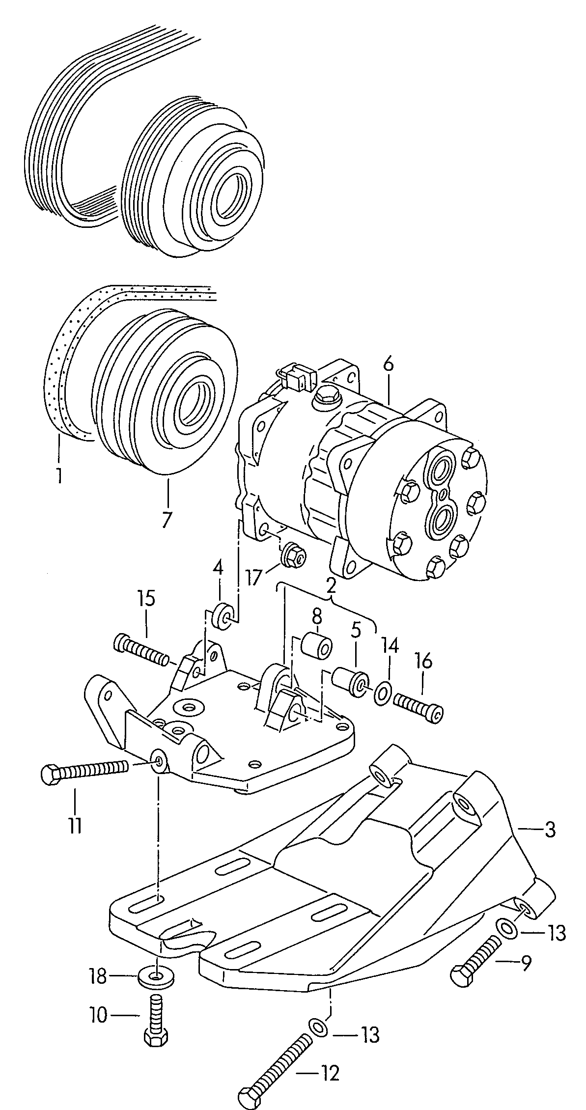 VW 023 260 849 - Curea transmisie www.parts5.com