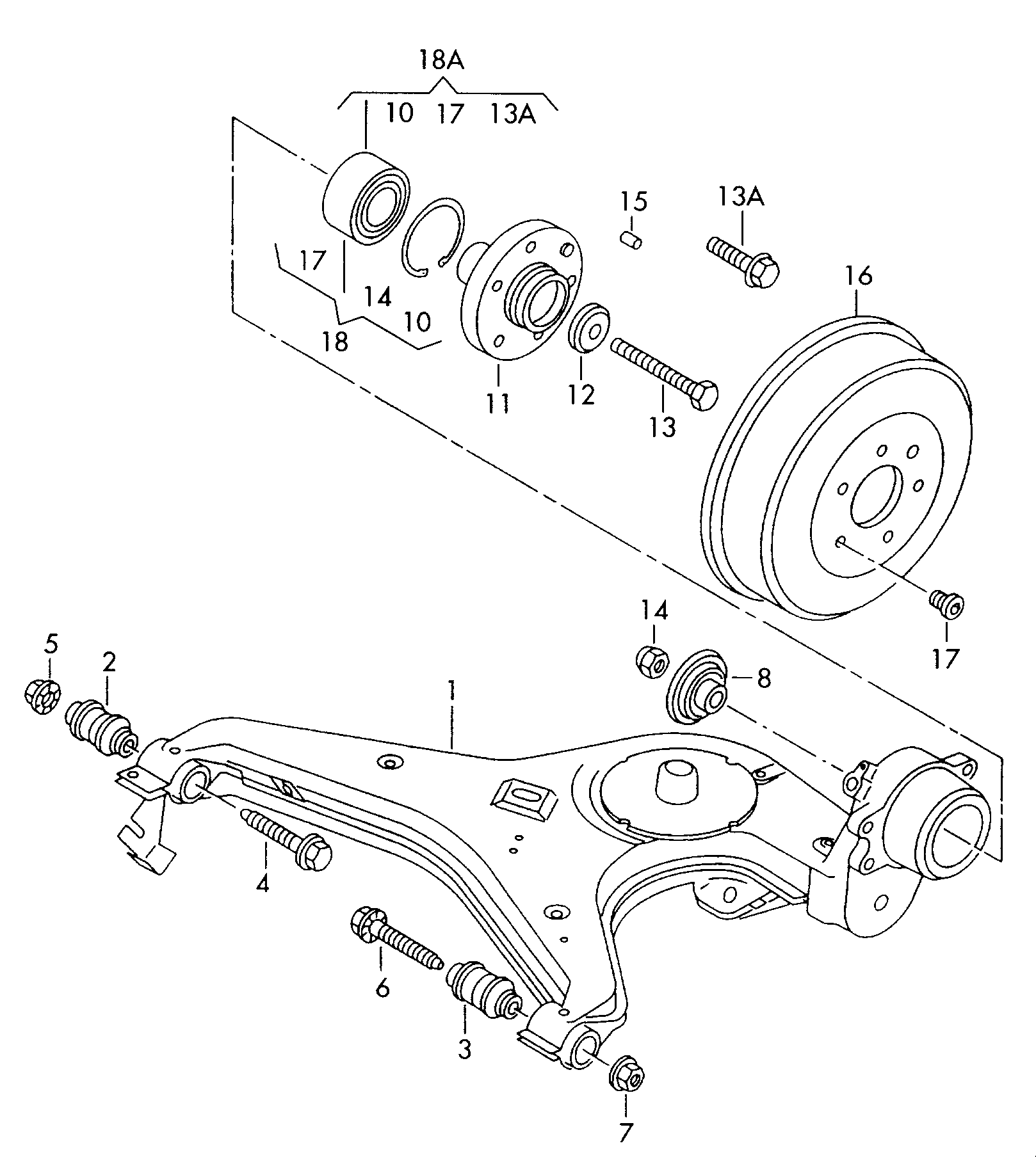 VAG N 905 712 02 - Šroub, brzdový kotouč www.parts5.com