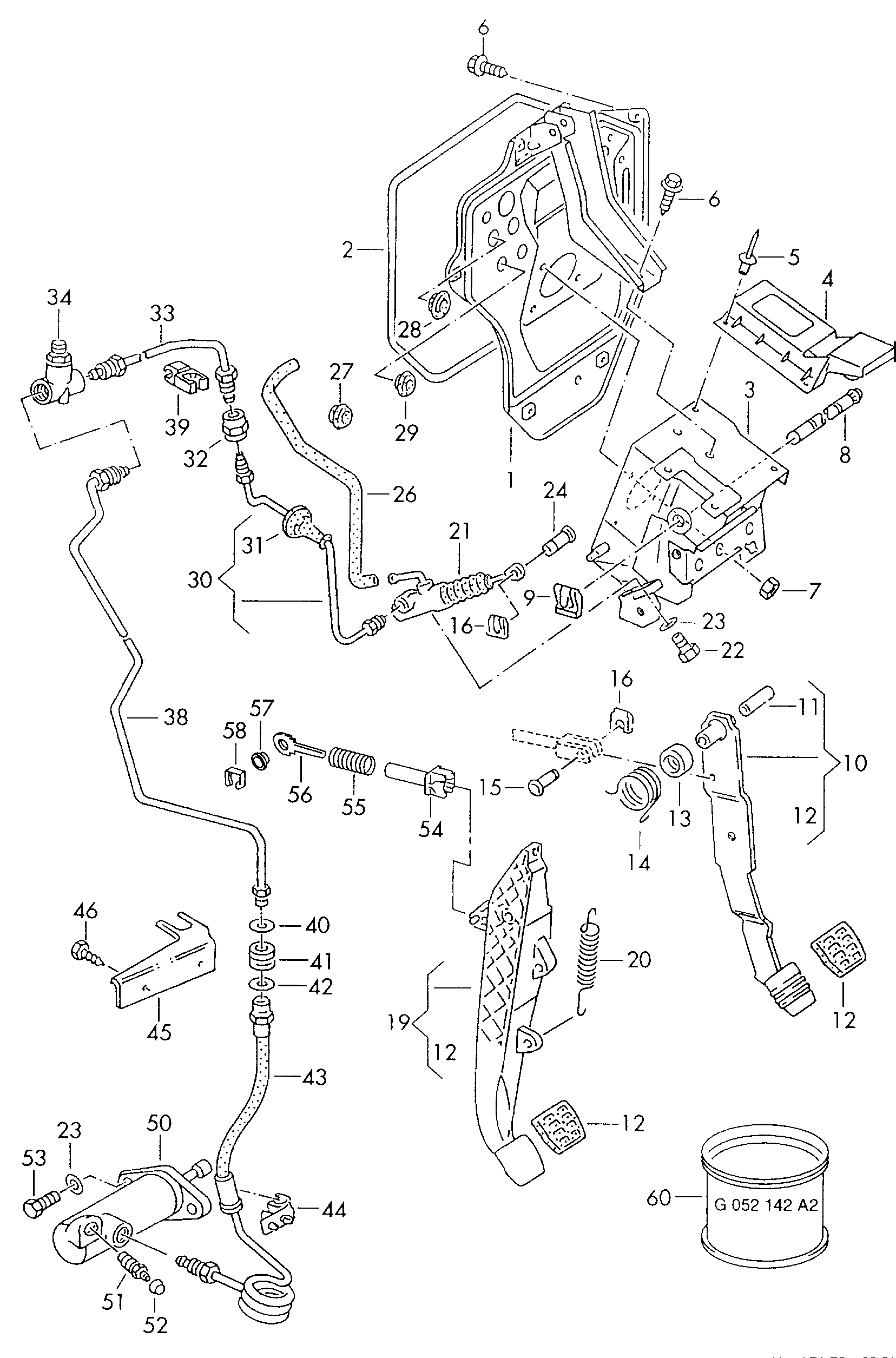 VW N 010 244 25 - Belt Tensioner, v-ribbed belt www.parts5.com