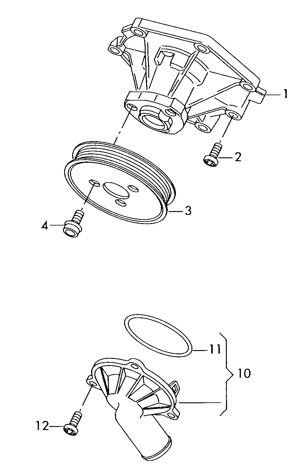 Skoda 06E 121 005 F - Pompa apa www.parts5.com