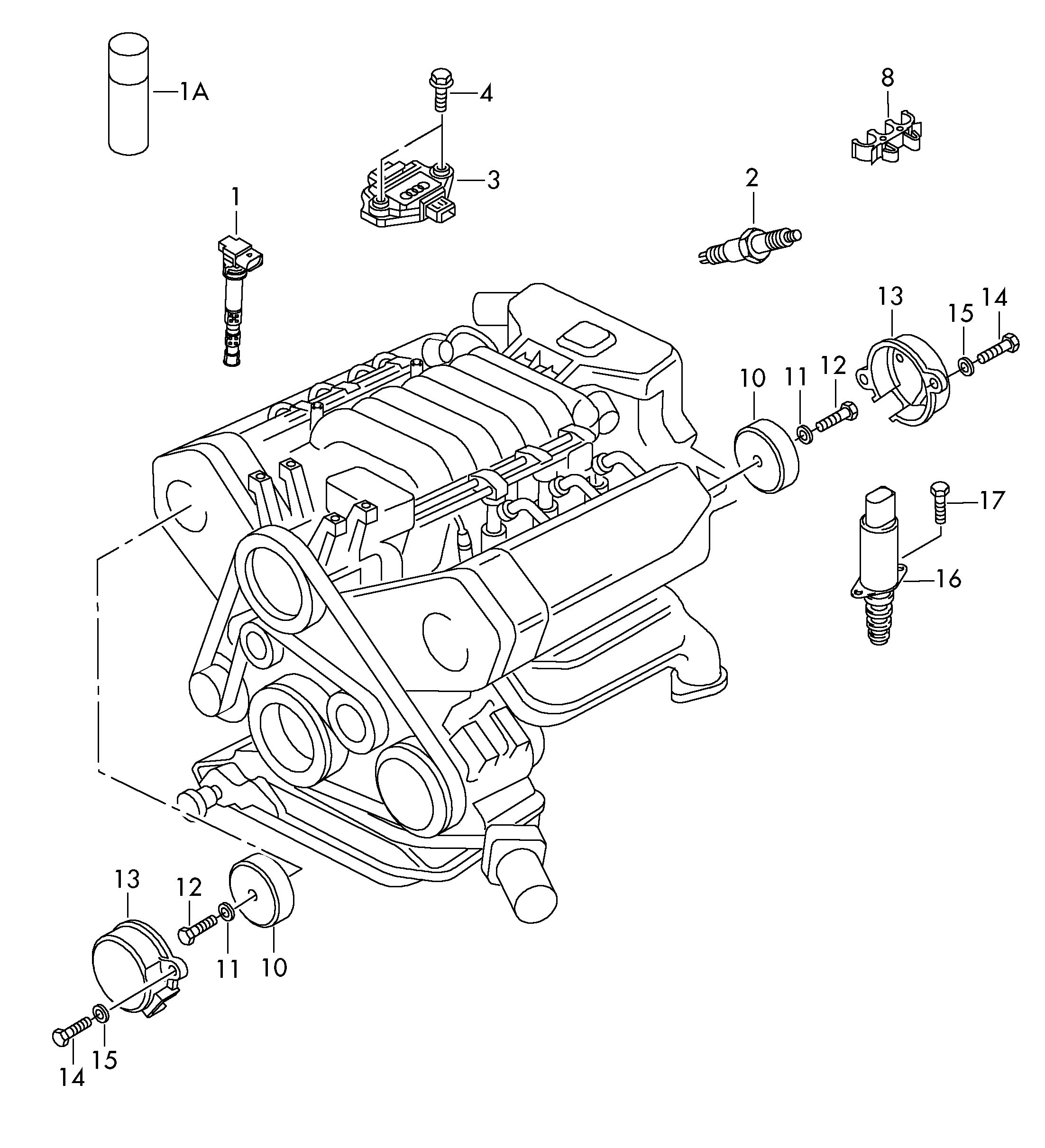 AUDI 059 963 319 F - Glow Plug parts5.com