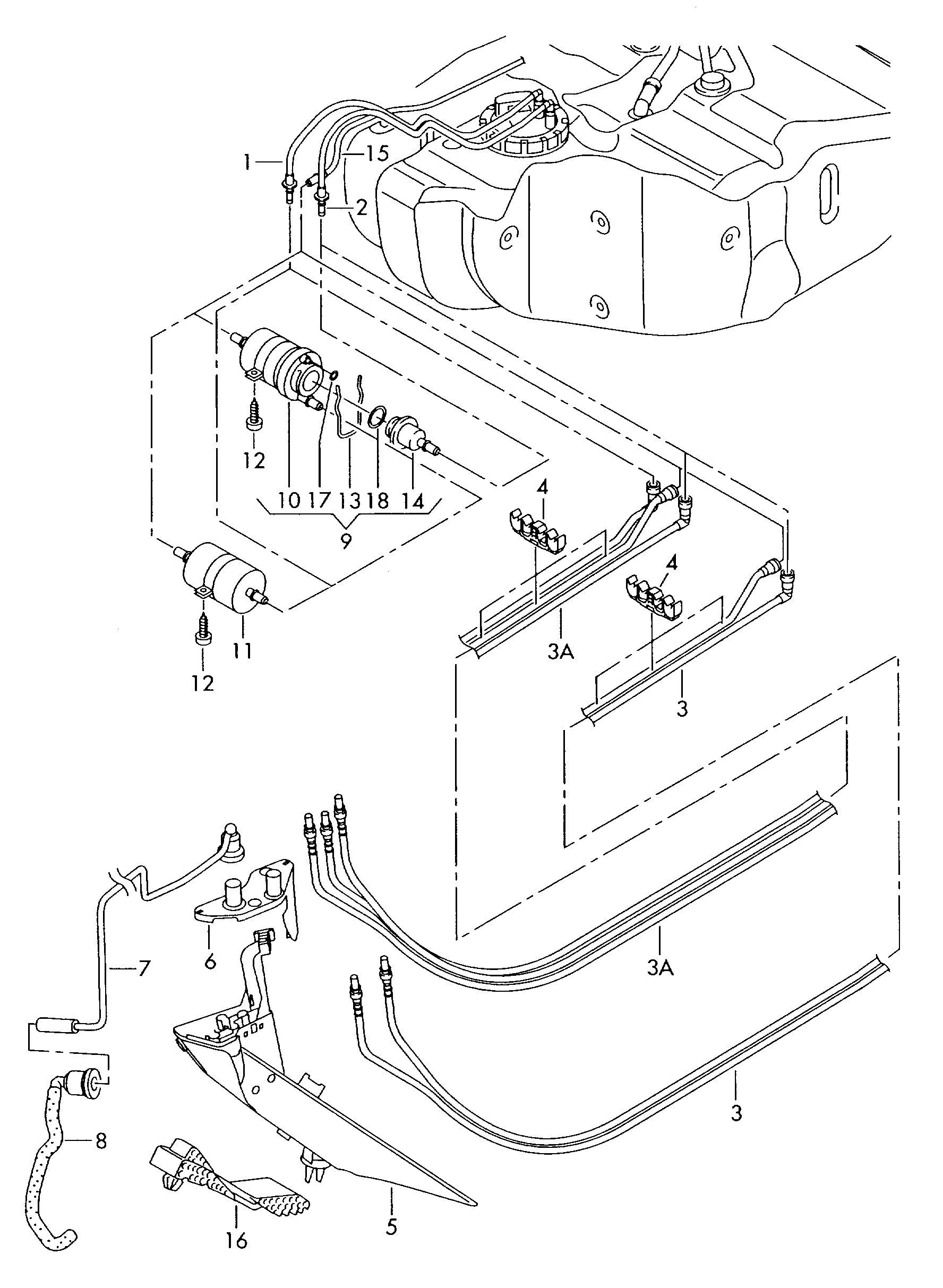 AUDI 6Q0 201 511 - Filtru combustibil www.parts5.com