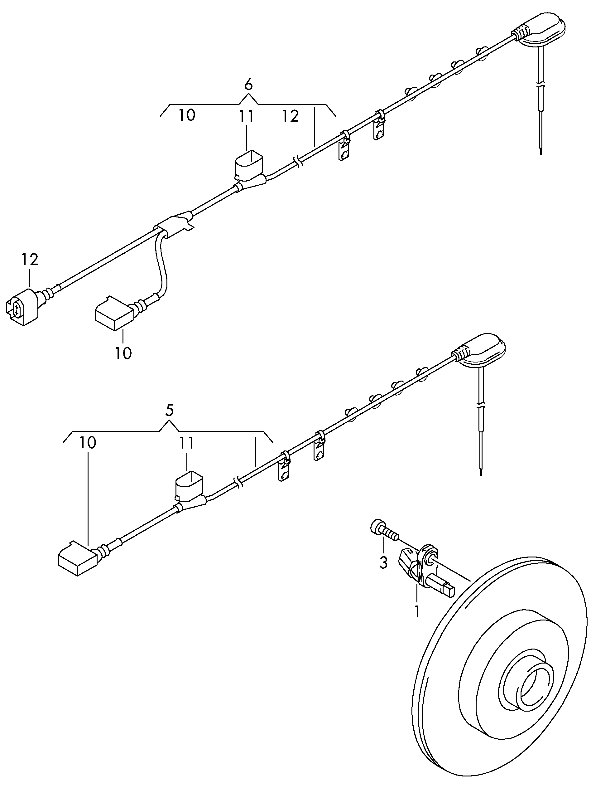 VW 1J0 973 702 A - Cable Repair Set, central electrics www.parts5.com