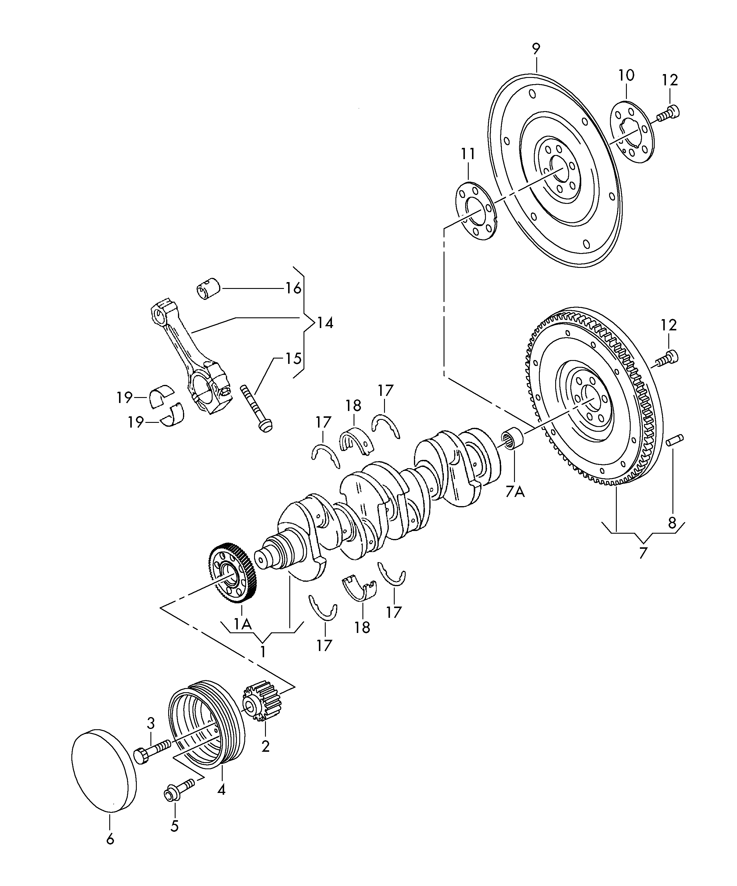 Seat 03L 105 266 DJ - Schwungrad www.parts5.com