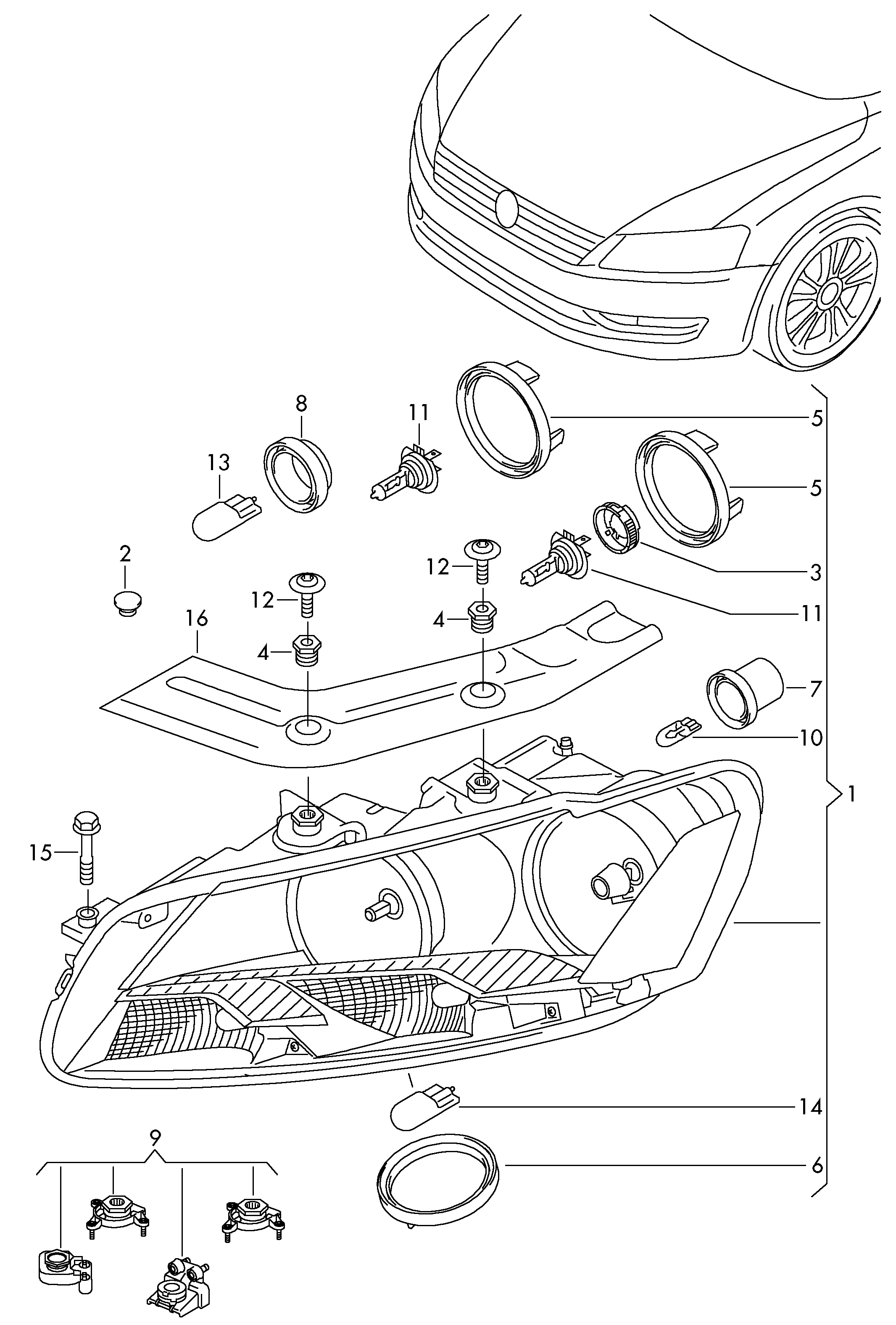 AUDI N   107 244 04 - Glühlampe www.parts5.com