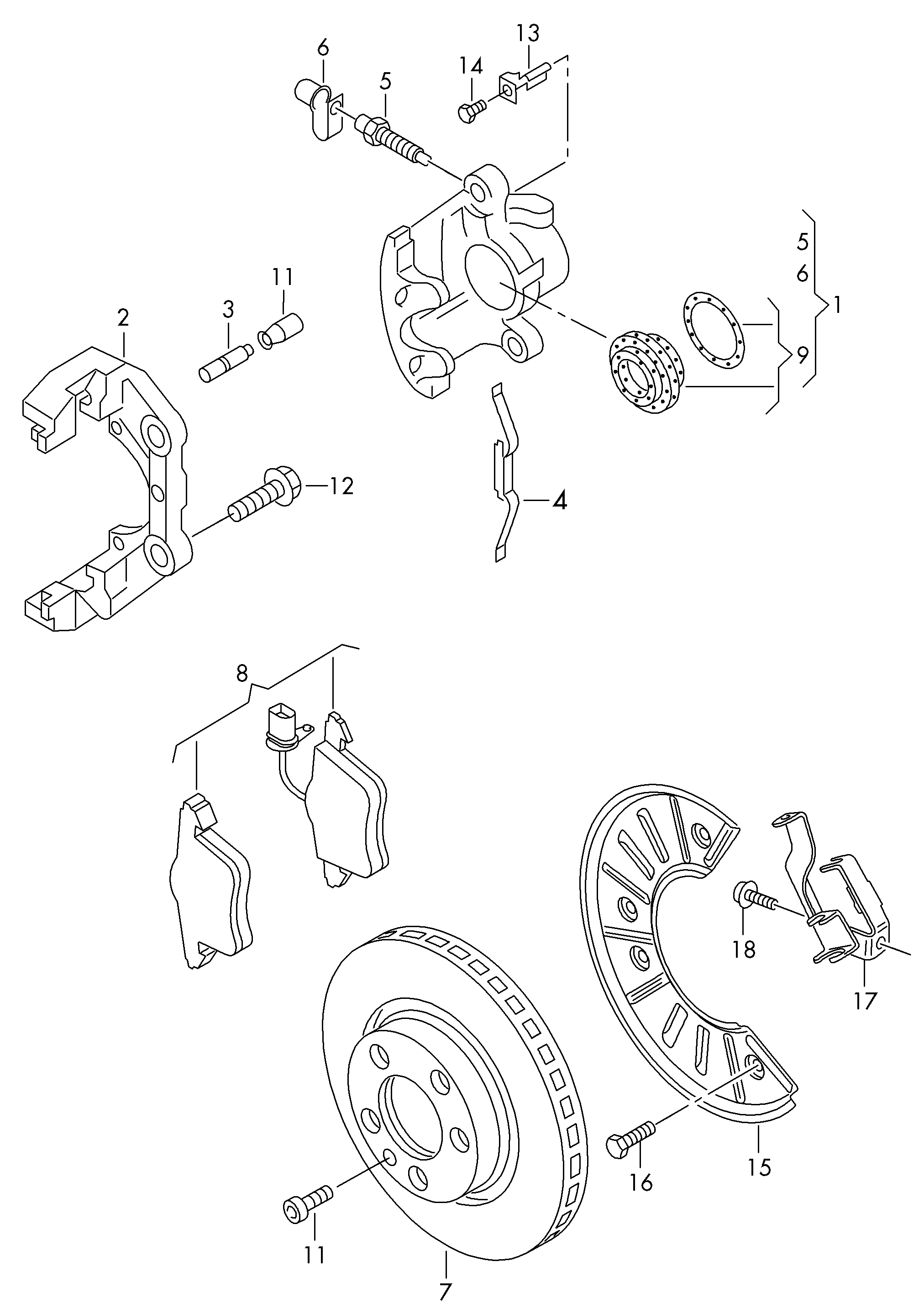 VW 7H0615301D - Brake Disc parts5.com