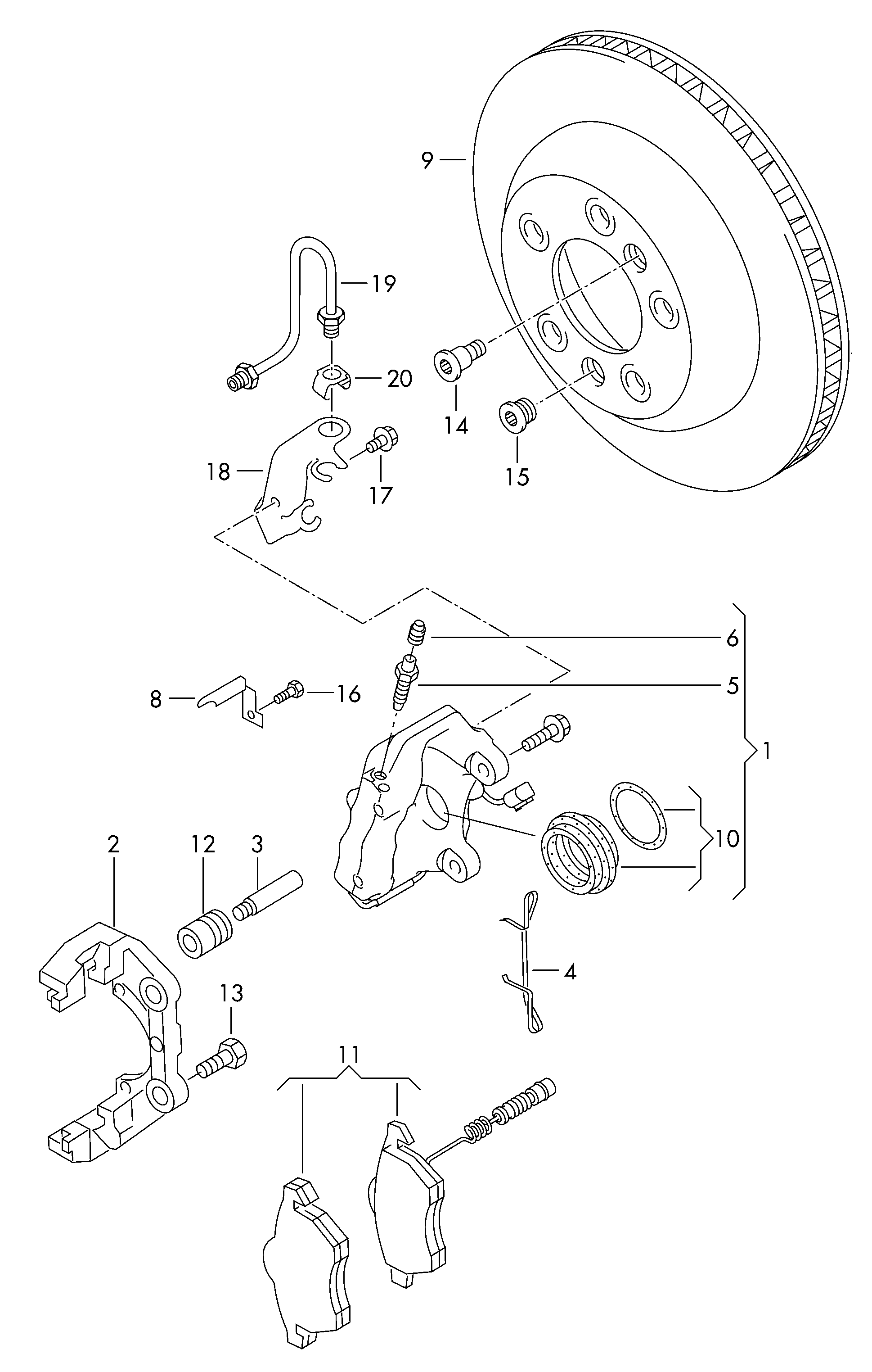 Seat 7L6615601G - Brake Disc parts5.com